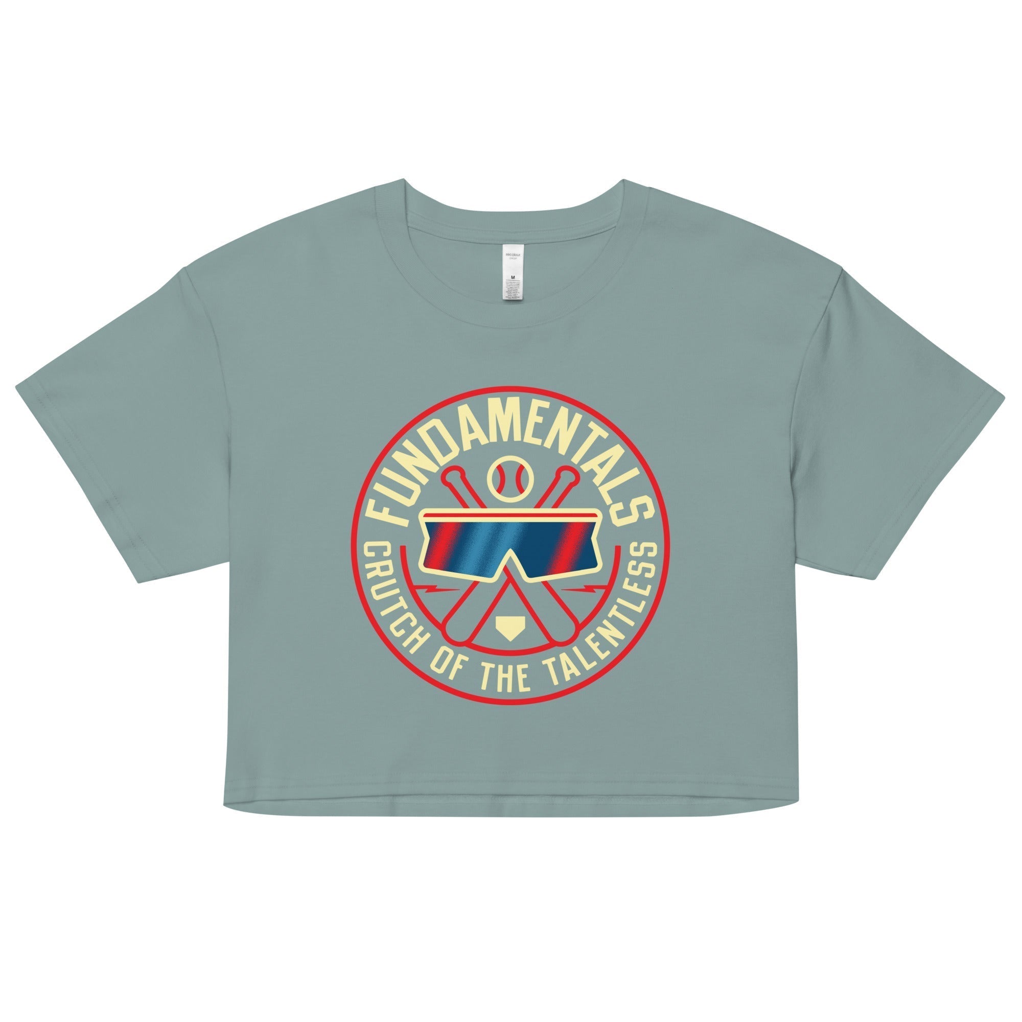 Fundamentals Crutch Of The Talentless Women's Crop Tee Hoodie, Sweatshirt | CoreVibeTees.com (Image 2)