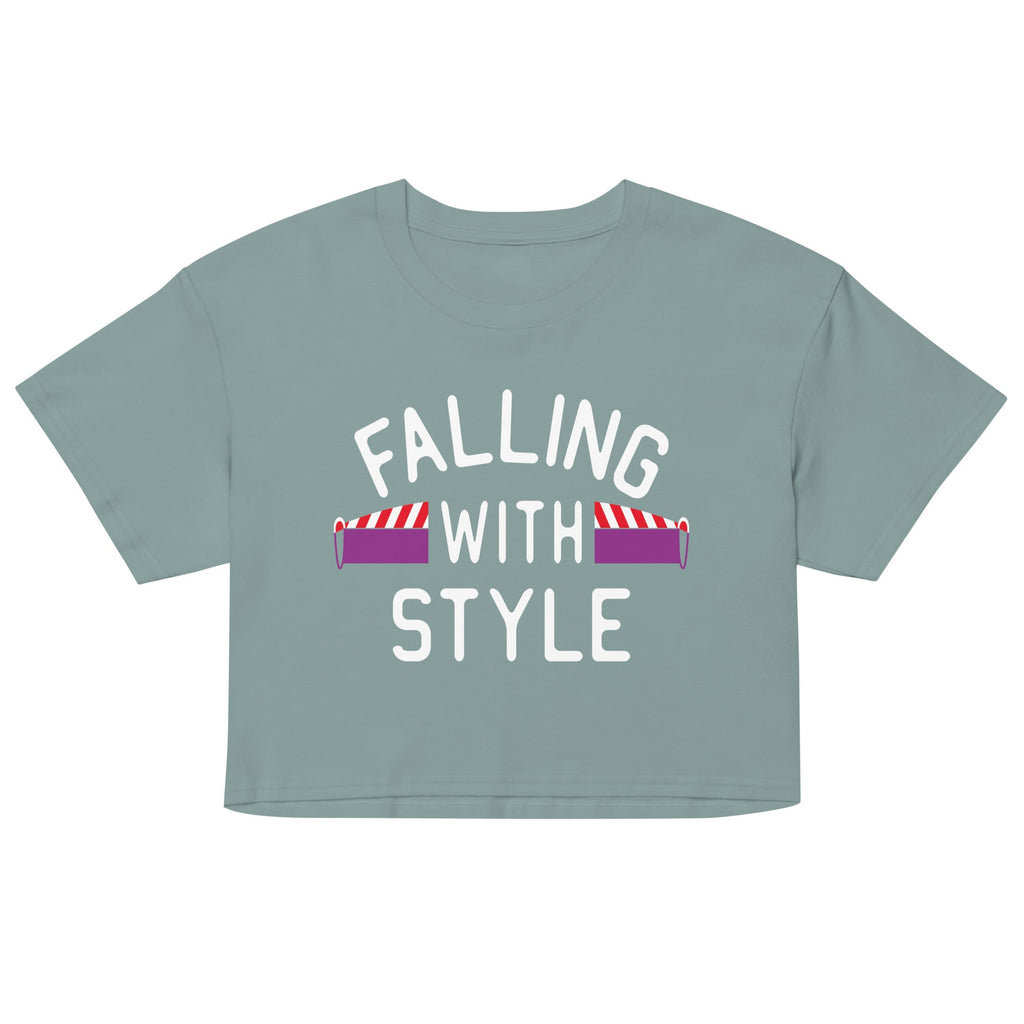 Falling With Style Women's Crop Tee