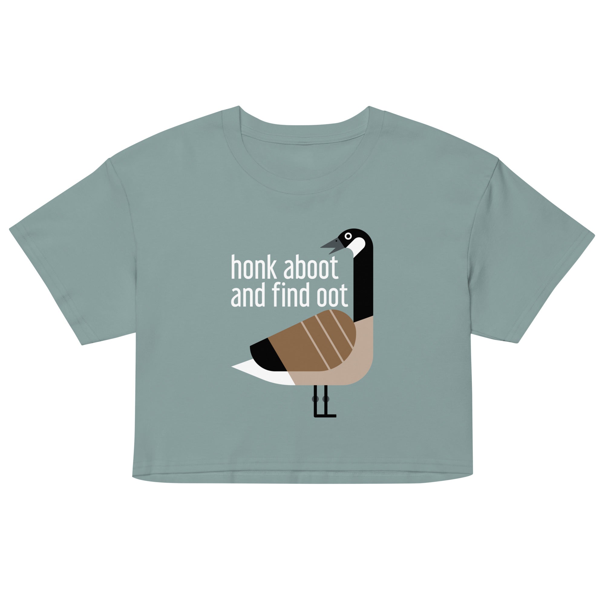 Honk Aboot And Find Oot Women's Crop Tee
