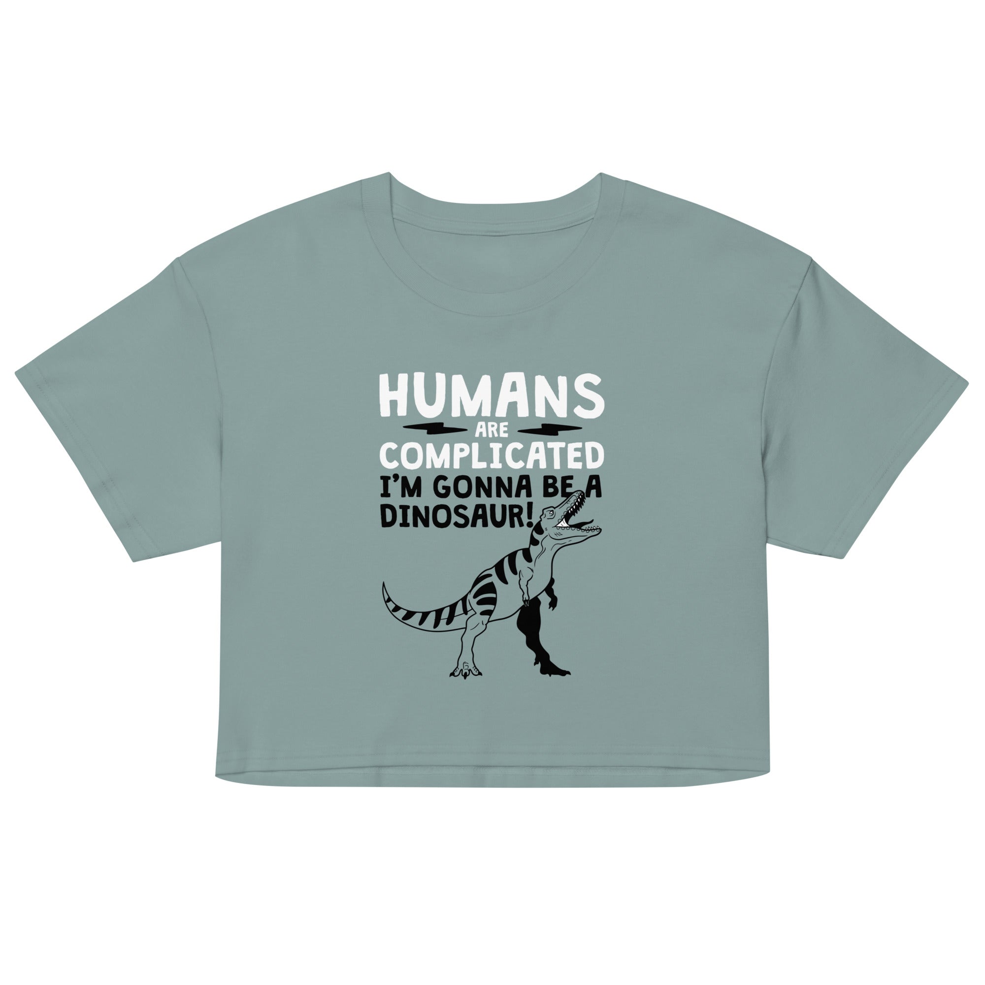 Humans Are Complicated Women's Crop Tee