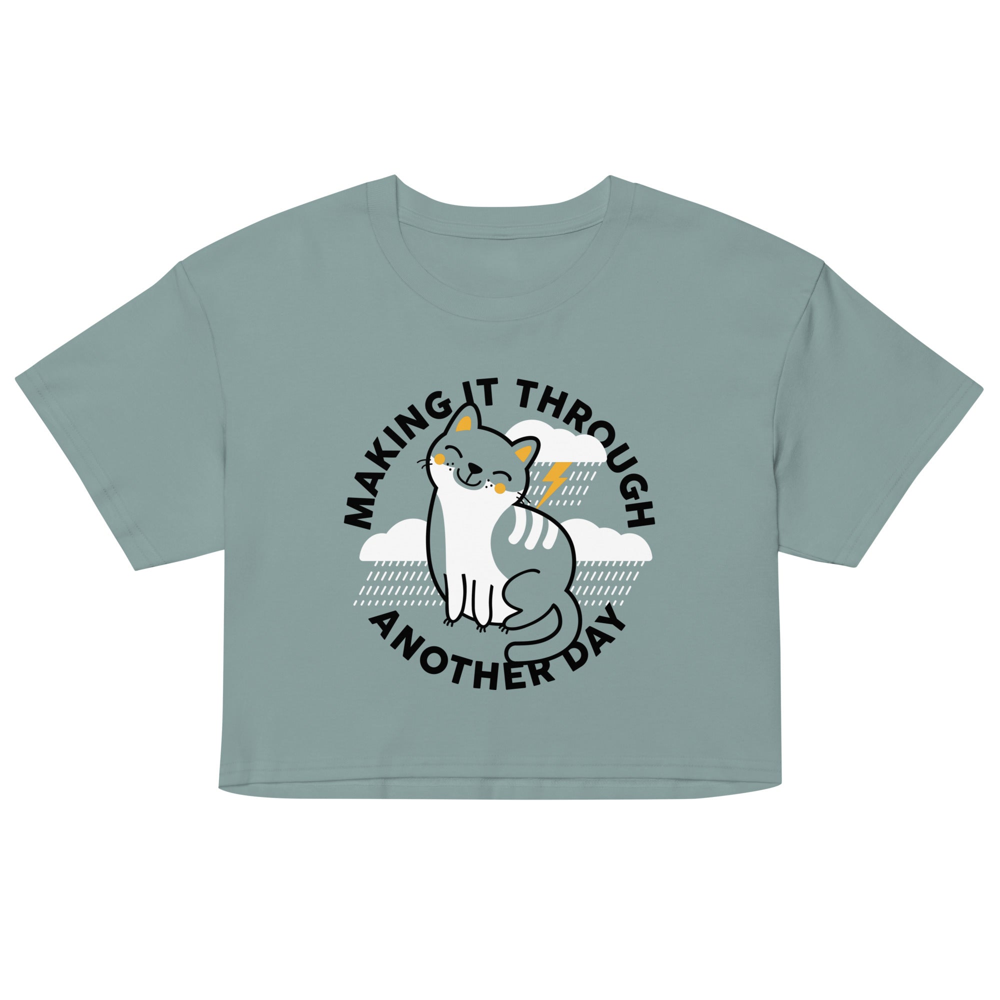 Making It Through Another Day Women's Crop Tee