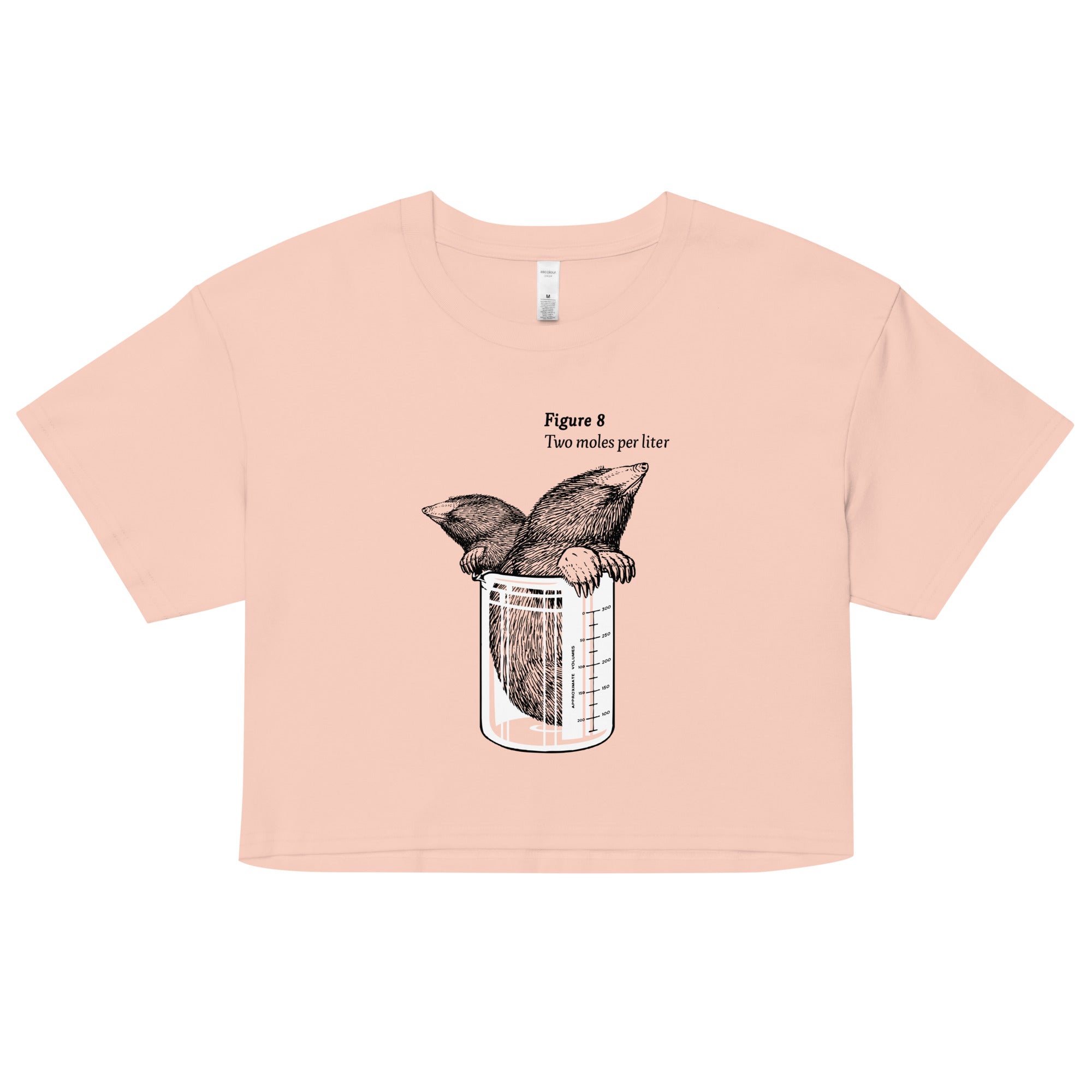 Two Moles Per Liter Women's Crop Tee Hoodie, Sweatshirt | CoreVibeTees.com (Image 1)