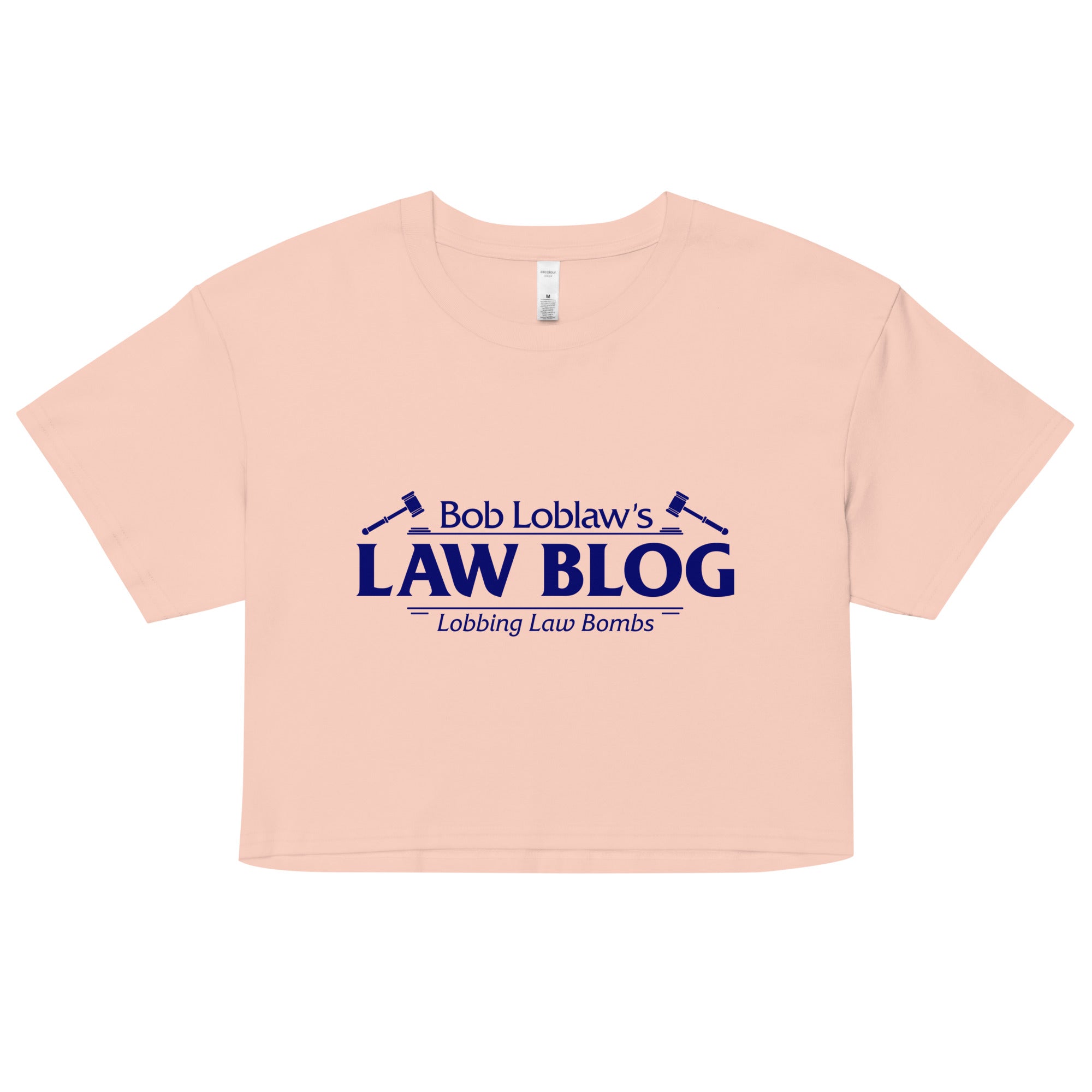 Bob Loblaw's Law Blog Women's Crop Tee Hoodie, Sweatshirt | CoreVibeTees.com (Image 4)