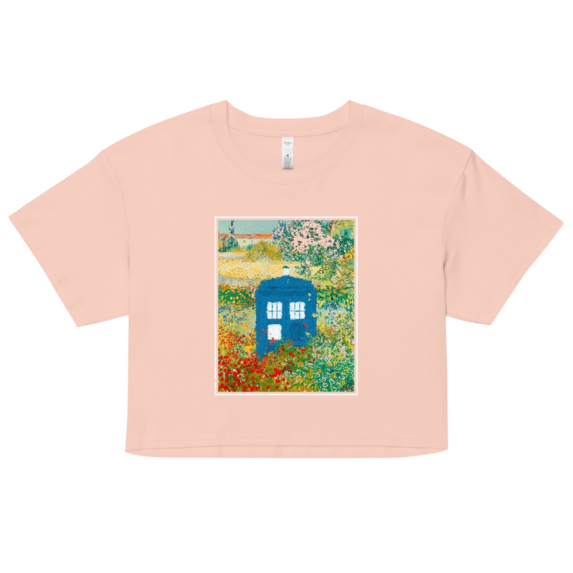Garden In Bloom Women's Crop Tee Hoodie, Sweatshirt | CoreVibeTees.com (Image 5)