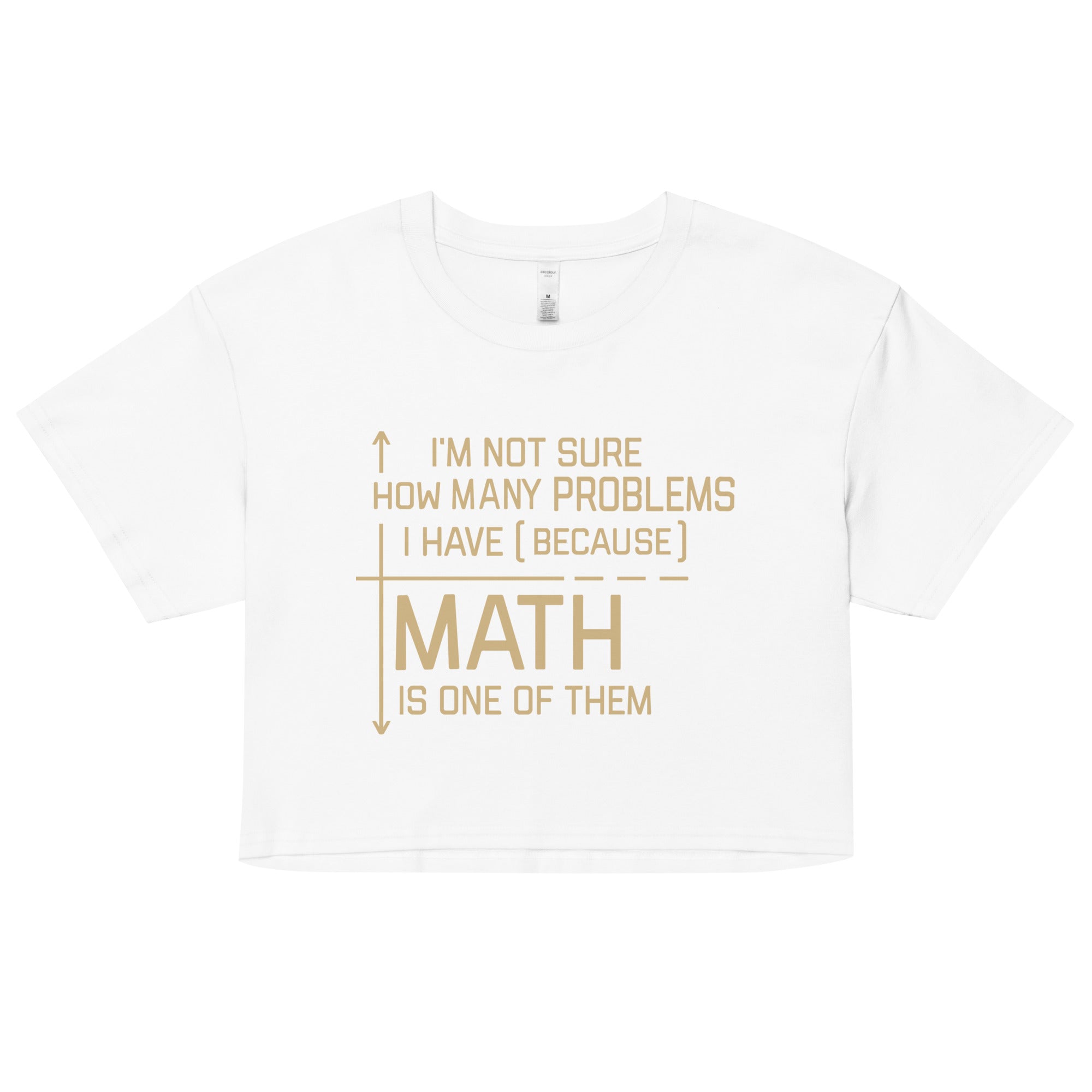 I'm Not Sure How Many Problems I Have Women's Crop Tee Hoodie, Sweatshirt | CoreVibeTees.com (Image 2)
