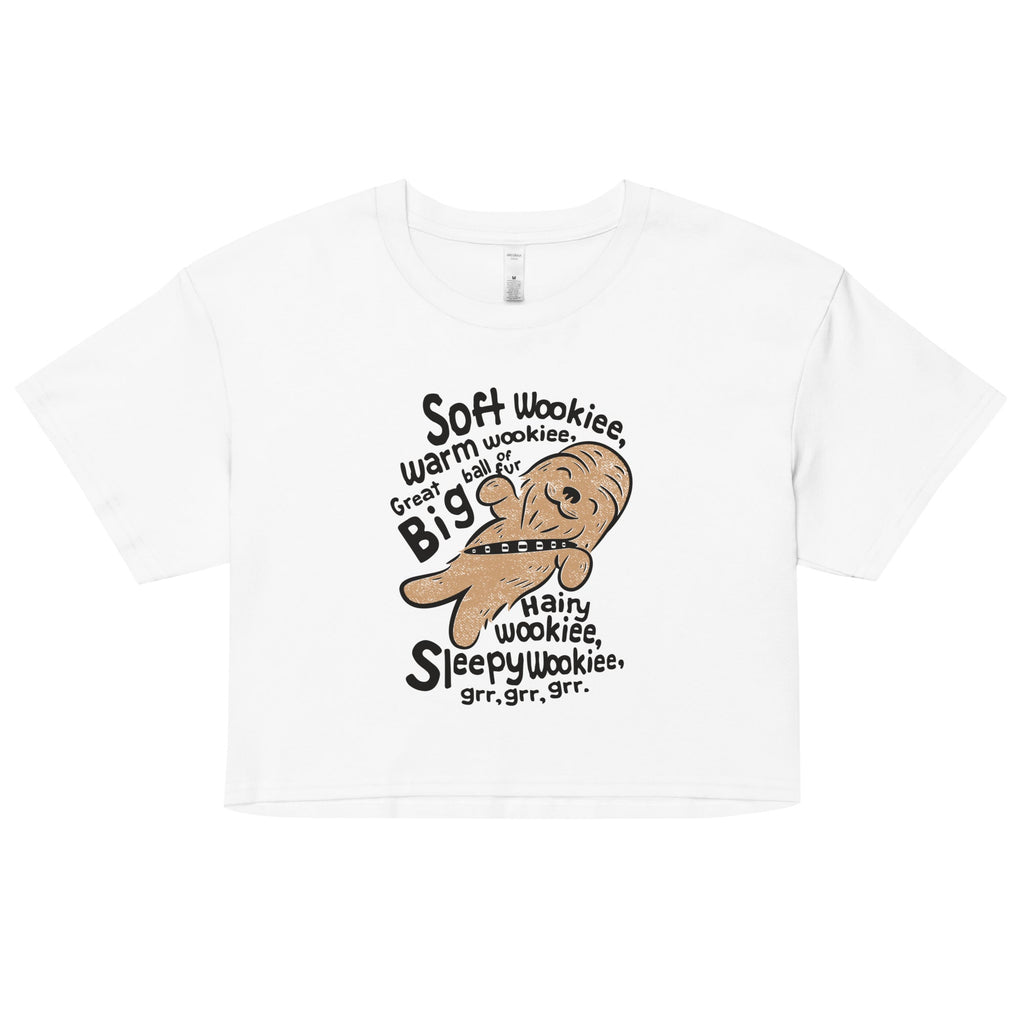 Soft Wookiee, Warm Wookiee Women's Crop Tee Hoodie, Sweatshirt | CoreVibeTees.com (Image 5)