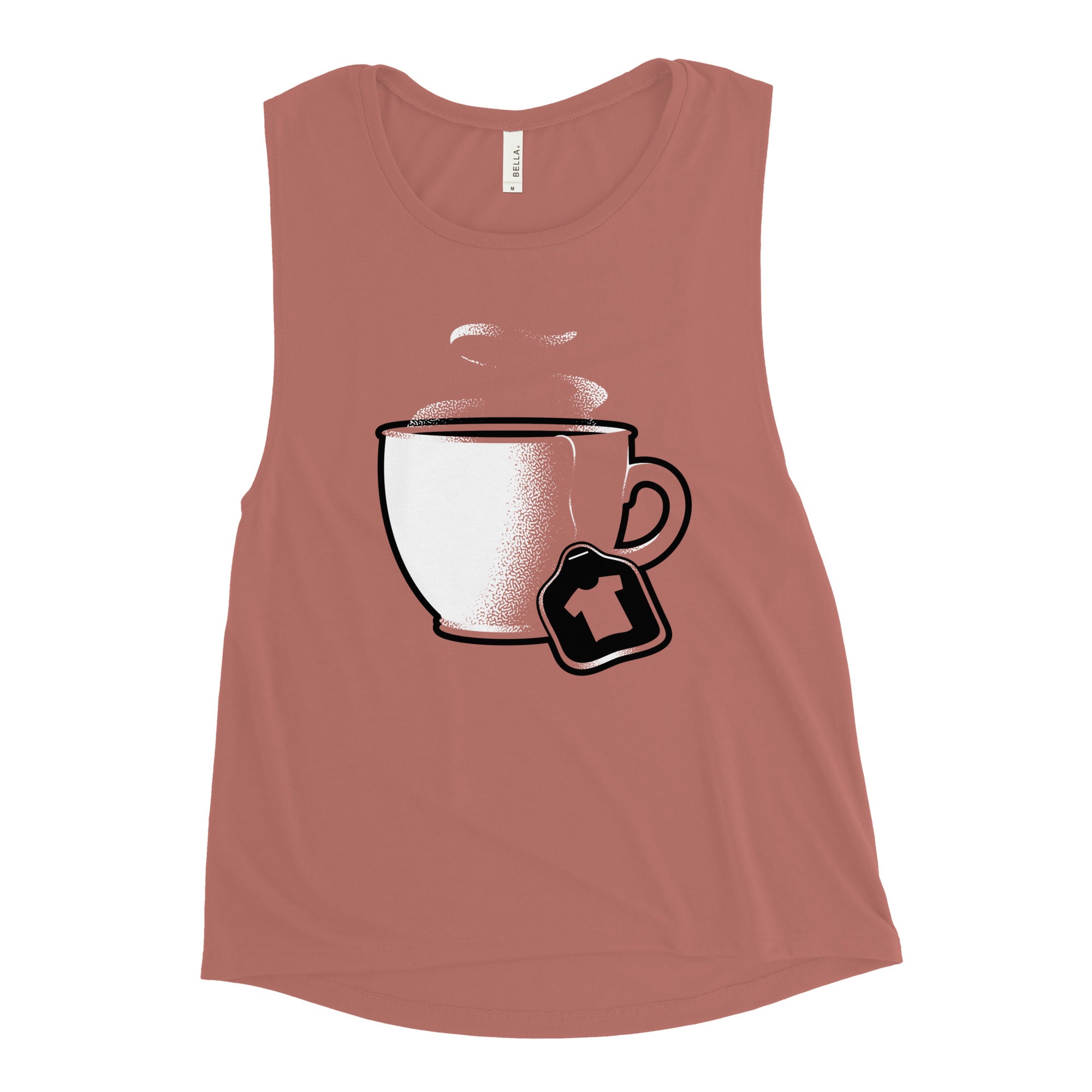 Tea Shirt Women's Muscle Tank Hoodie, Sweatshirt | CoreVibeTees.com (Image 2)