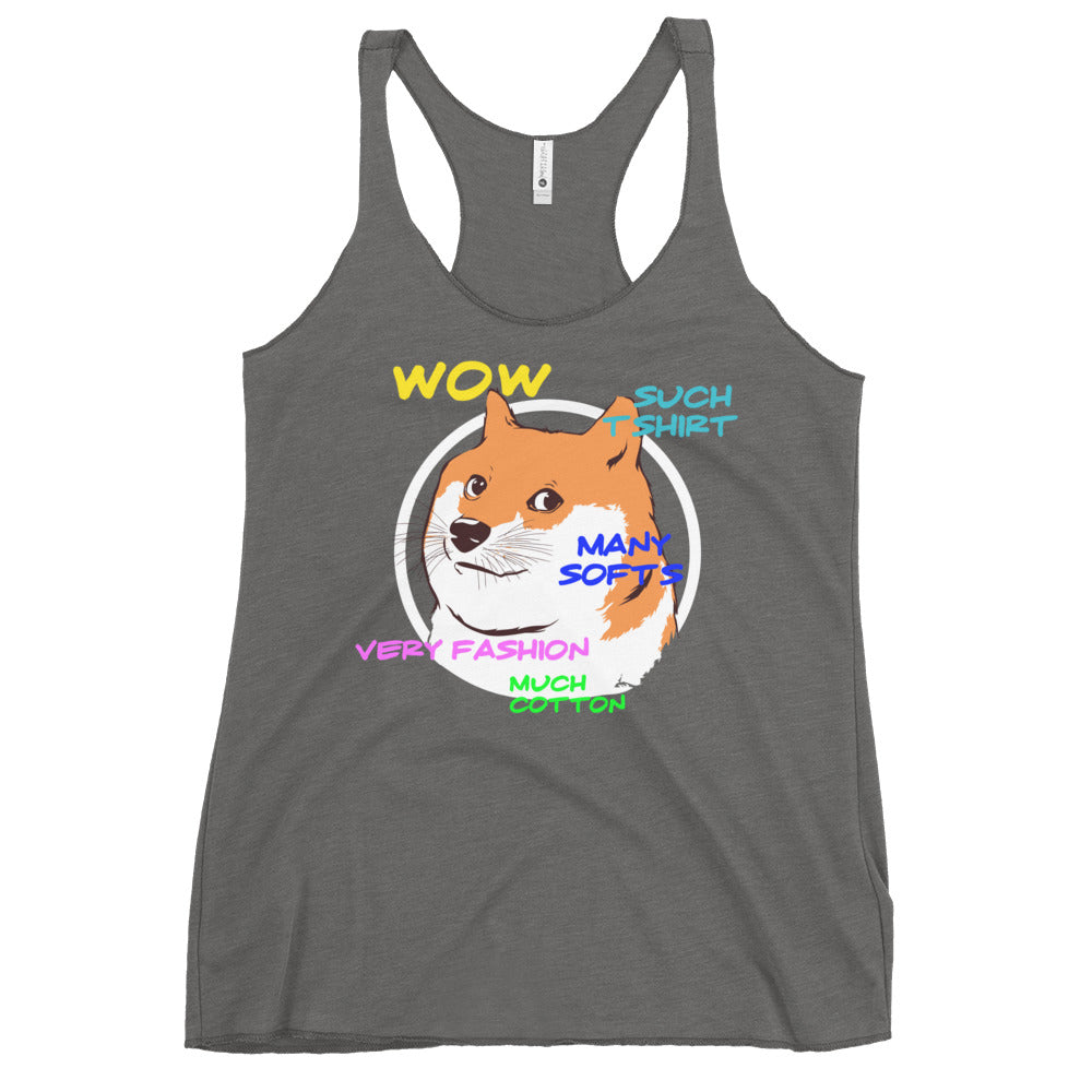 Doge Shirt Women's Racerback Tank Hoodie, Sweatshirt | CoreVibeTees.com (Image 1)