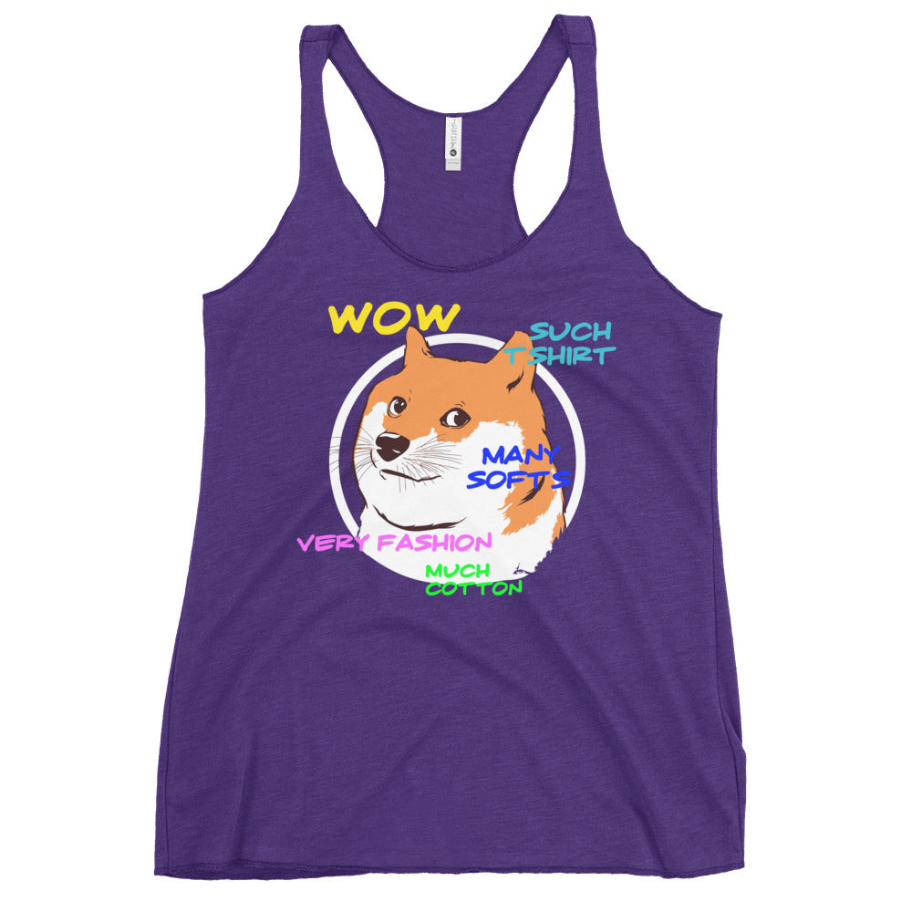 Doge Shirt Women's Racerback Tank Hoodie, Sweatshirt | CoreVibeTees.com (Image 3)