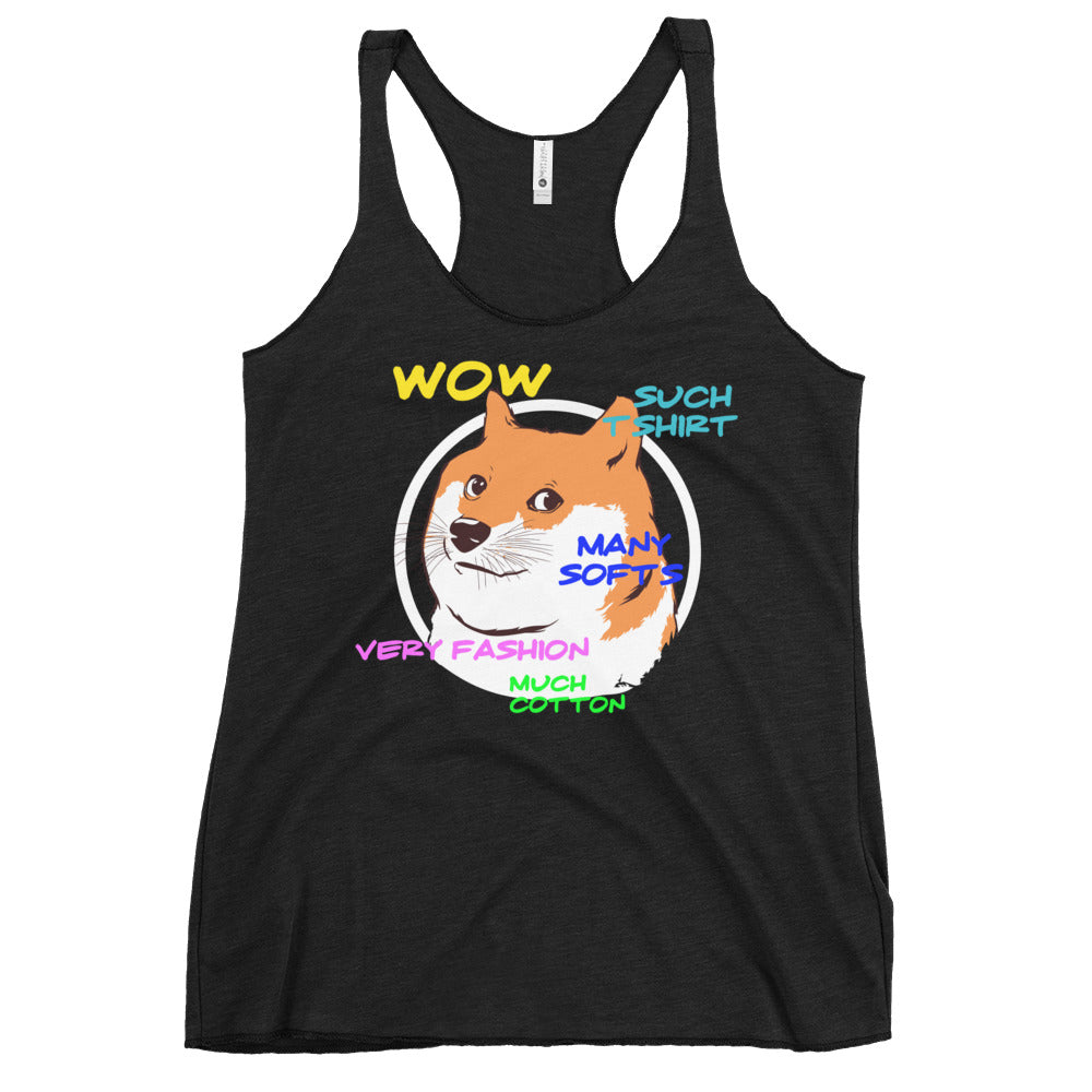 Doge Shirt Women's Racerback Tank Hoodie, Sweatshirt | CoreVibeTees.com (Image 2)