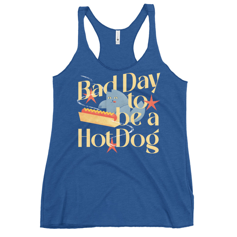 Bad Day To Be A Hot Dog Women's Racerback Tank
