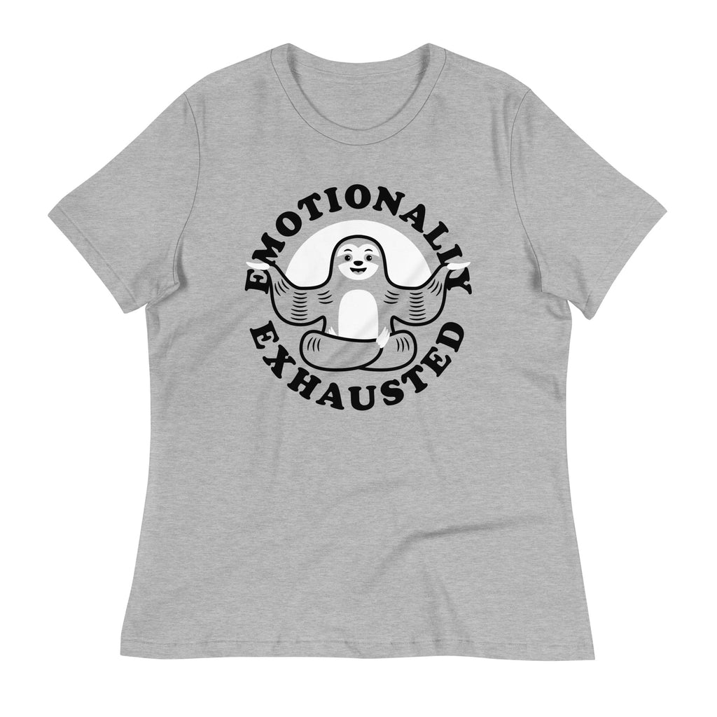 Emotionally Exhausted Women's Signature Tee Hoodie, Sweatshirt | CoreVibeTees.com (Image 1)