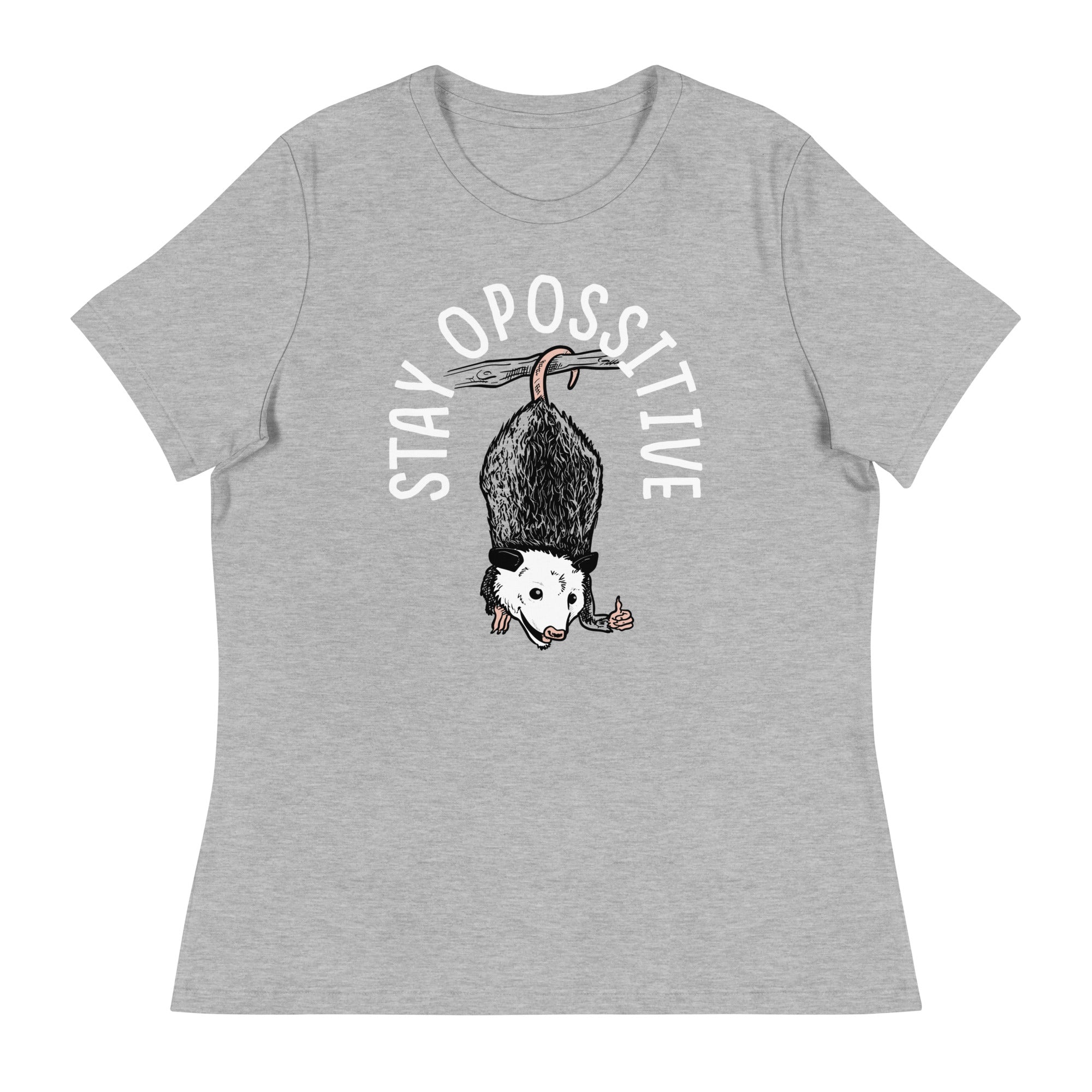 Stay Opossitive Women's Signature Tee Hoodie, Sweatshirt | CoreVibeTees.com (Image 1)