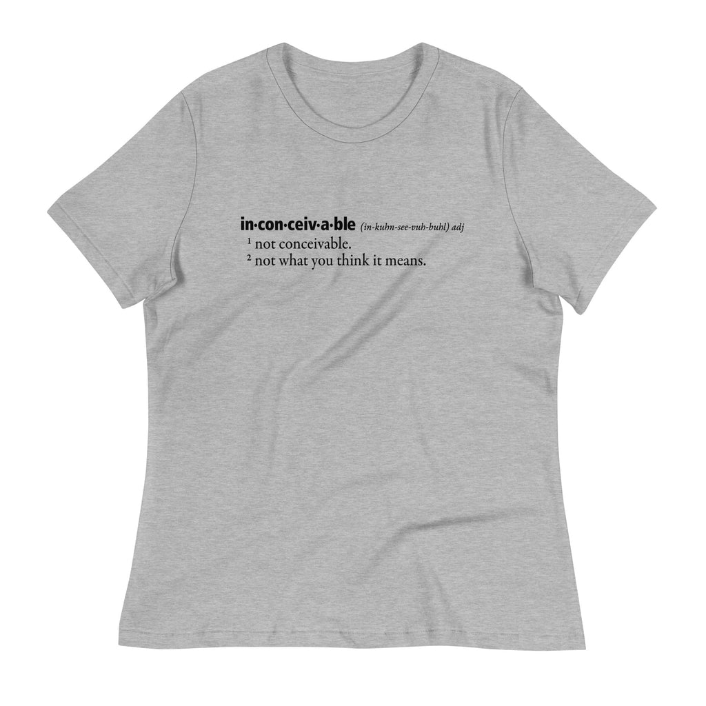 Inconceivable Definition Women's Signature Tee Hoodie, Sweatshirt | CoreVibeTees.com (Image 3)