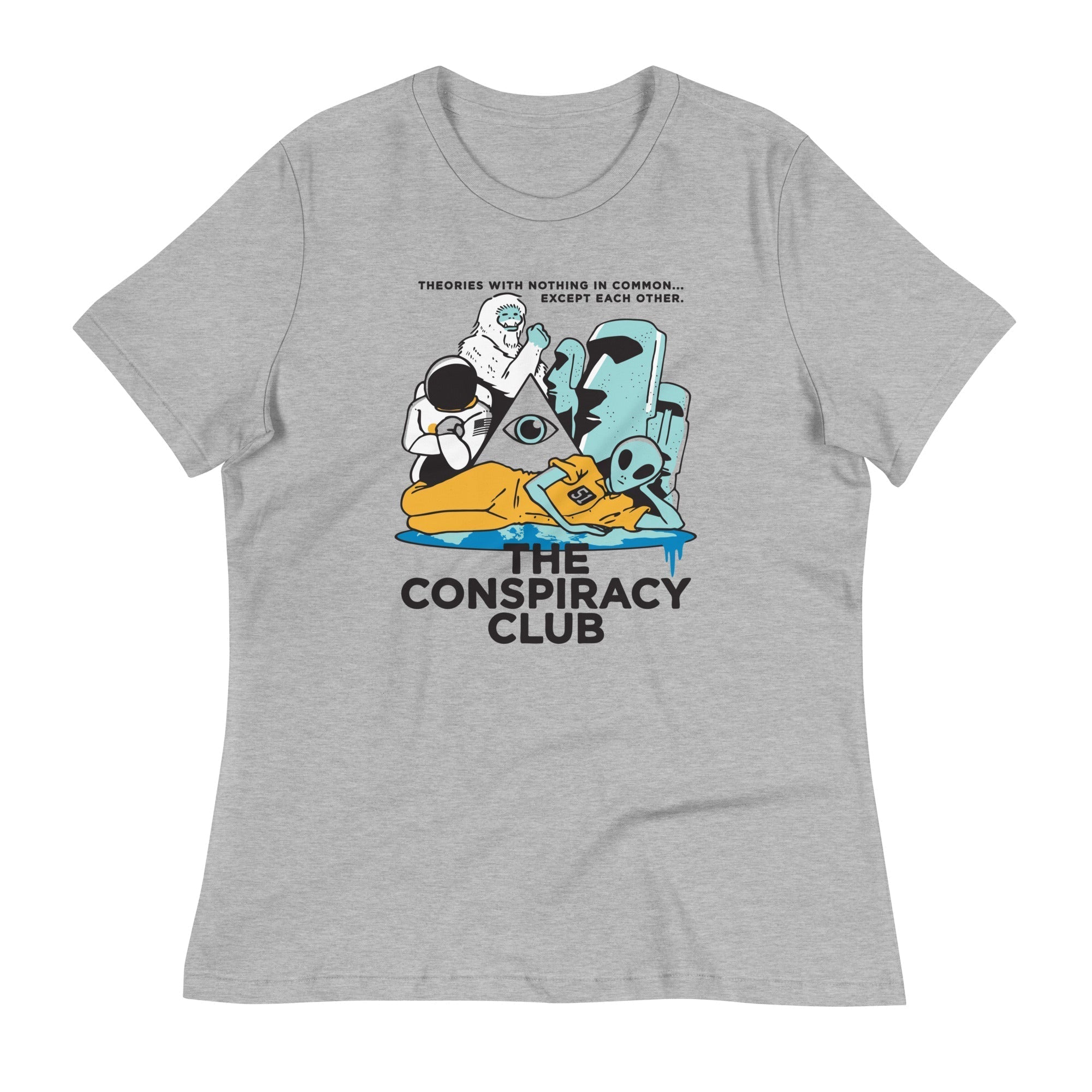 The Conspiracy Club Women's Signature Tee Hoodie, Sweatshirt | CoreVibeTees.com (Image 1)