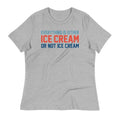 Everything Is Ice Cream Or Not Ice Cream Women's Signature Tee Hoodie, Sweatshirt | CoreVibeTees.com (Image 1)