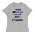I For One Welcome Our New Insect Overlords Women's Signature Tee Hoodie, Sweatshirt | CoreVibeTees.com (Image 1)