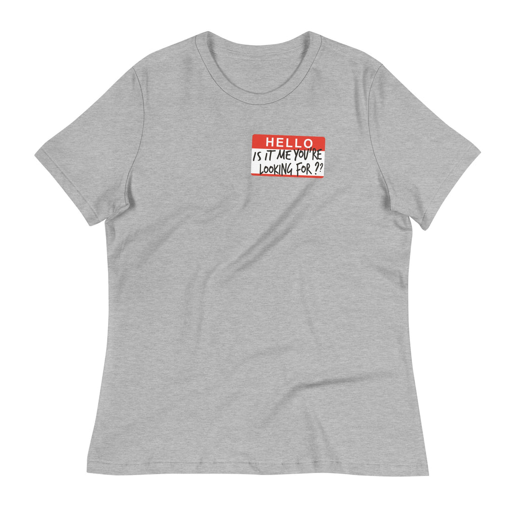 Hello, Is It Me You're Looking For? Women's Signature Tee Hoodie, Sweatshirt | CoreVibeTees.com (Image 1)