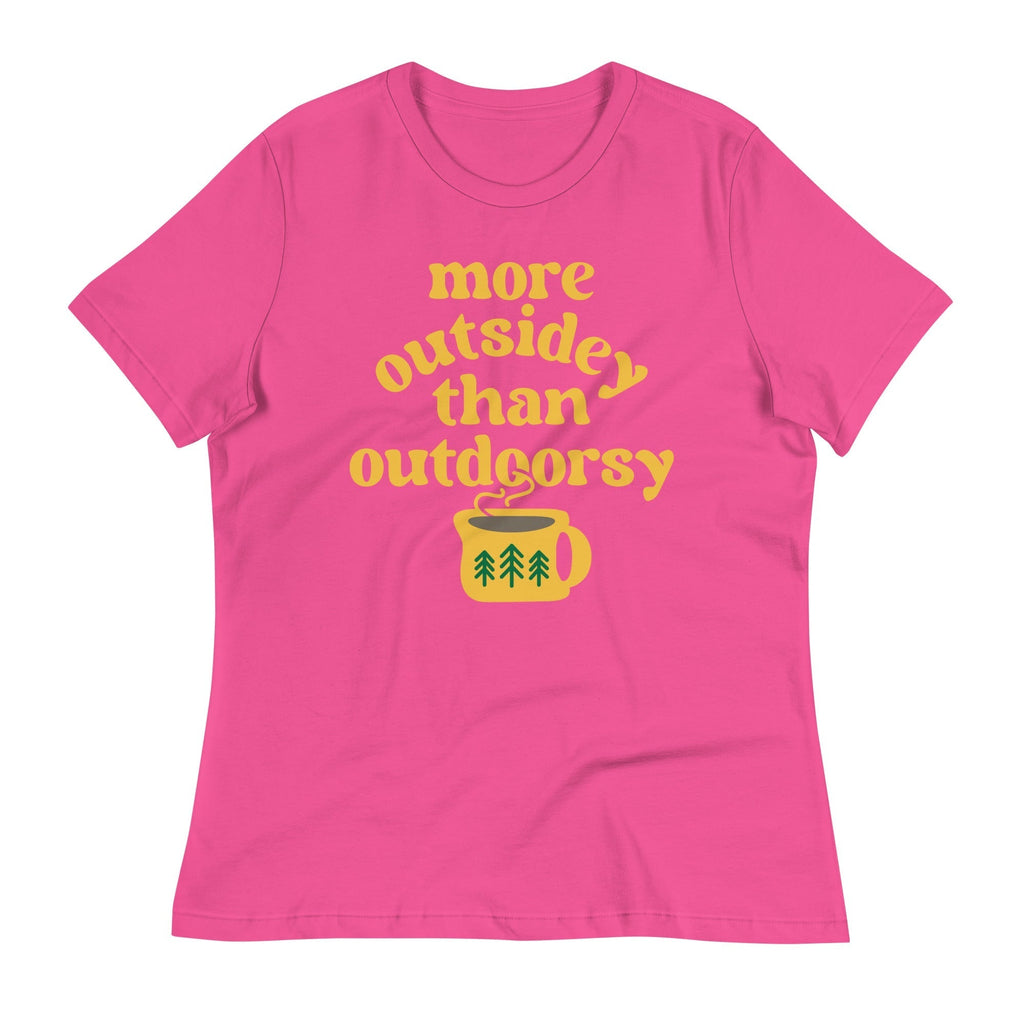 More Outsidey Than Outdoorsy Women's Signature Tee Hoodie, Sweatshirt | CoreVibeTees.com (Image 5)
