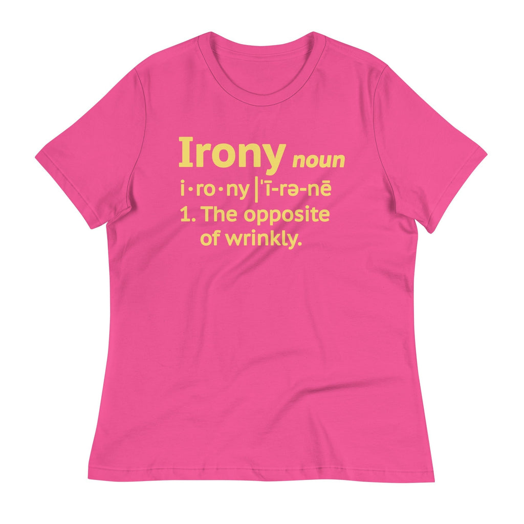Irony Definition Women's Signature Tee Hoodie, Sweatshirt | CoreVibeTees.com (Image 5)