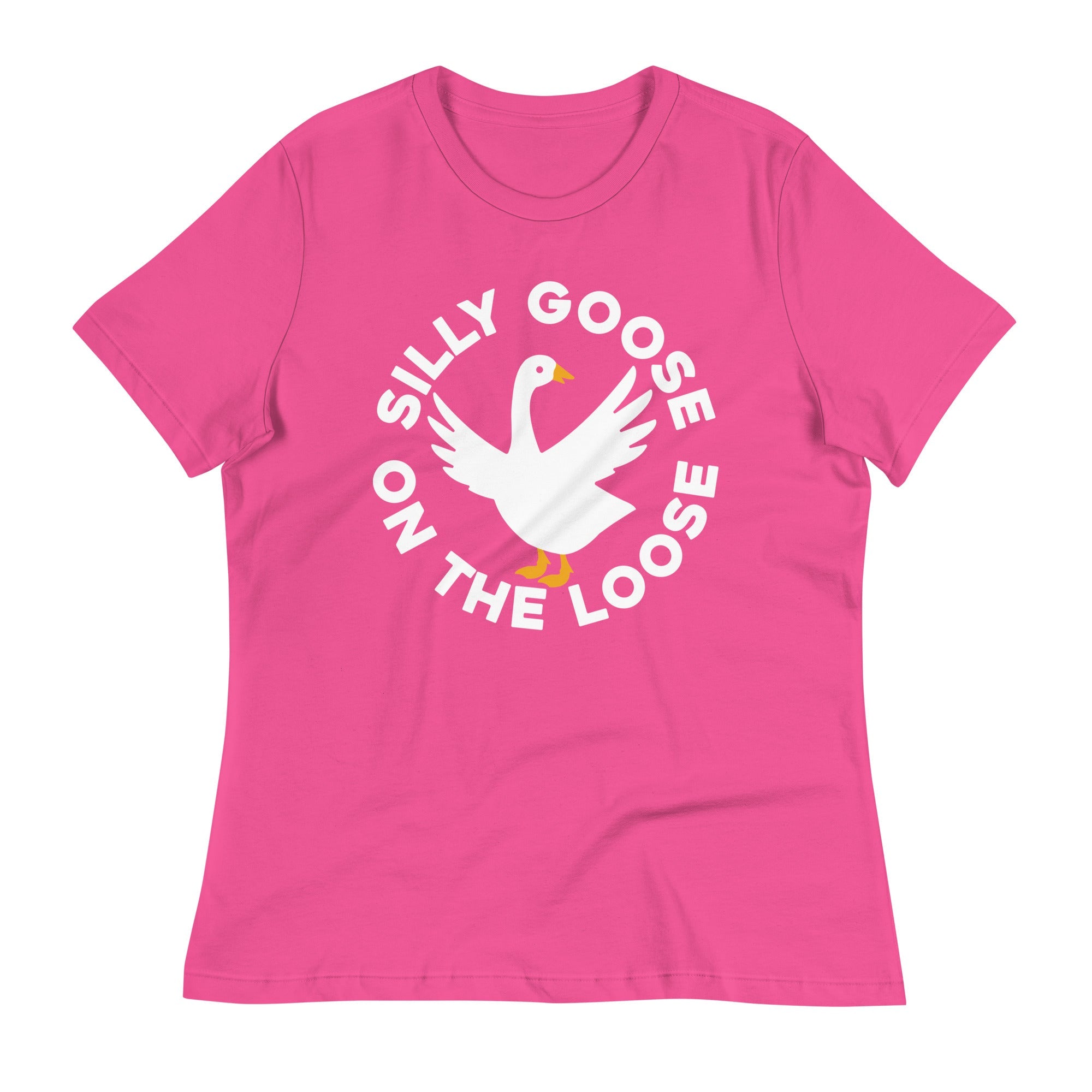 Silly Goose On The Loose Women's Signature Tee Hoodie, Sweatshirt | CoreVibeTees.com (Image 5)
