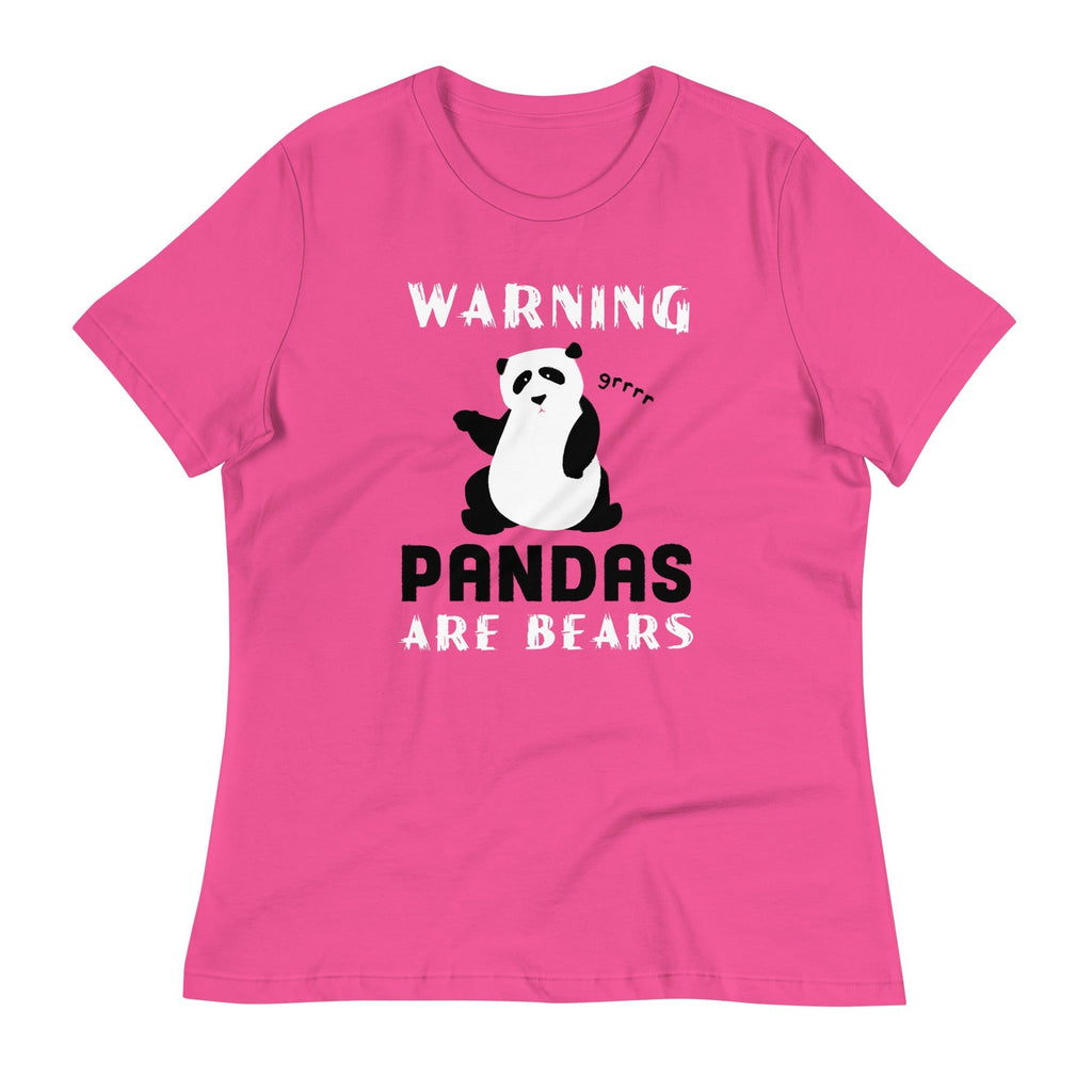 Warning, Pandas Are Bears Women's Signature Tee Hoodie, Sweatshirt | CoreVibeTees.com (Image 2)