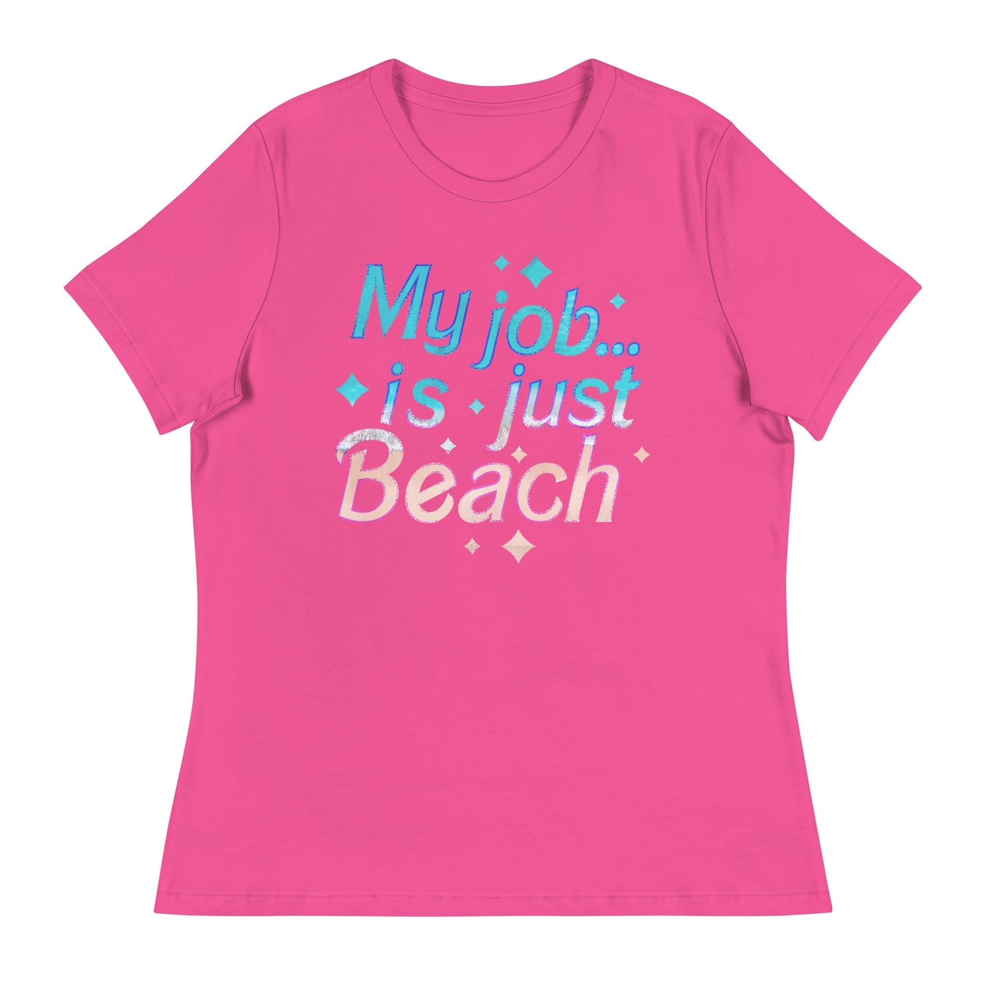 My Job Is Just Beach Women's Signature Tee Hoodie, Sweatshirt | CoreVibeTees.com (Image 4)