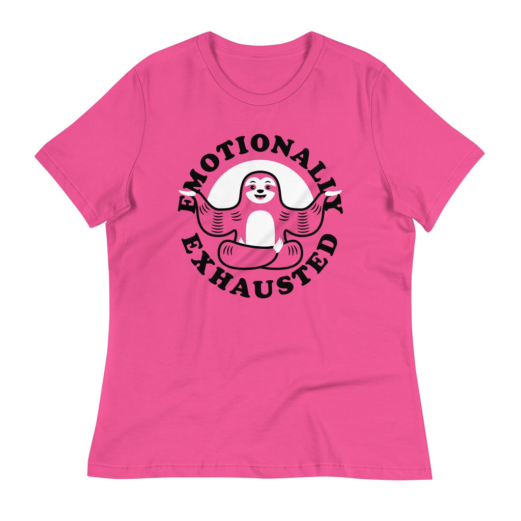 Emotionally Exhausted Women's Signature Tee Hoodie, Sweatshirt | CoreVibeTees.com (Image 5)