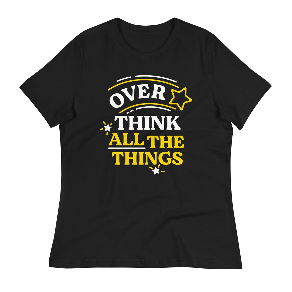 Over Think All The Things Women's Signature Tee Hoodie, Sweatshirt | CoreVibeTees.com (Image 2)
