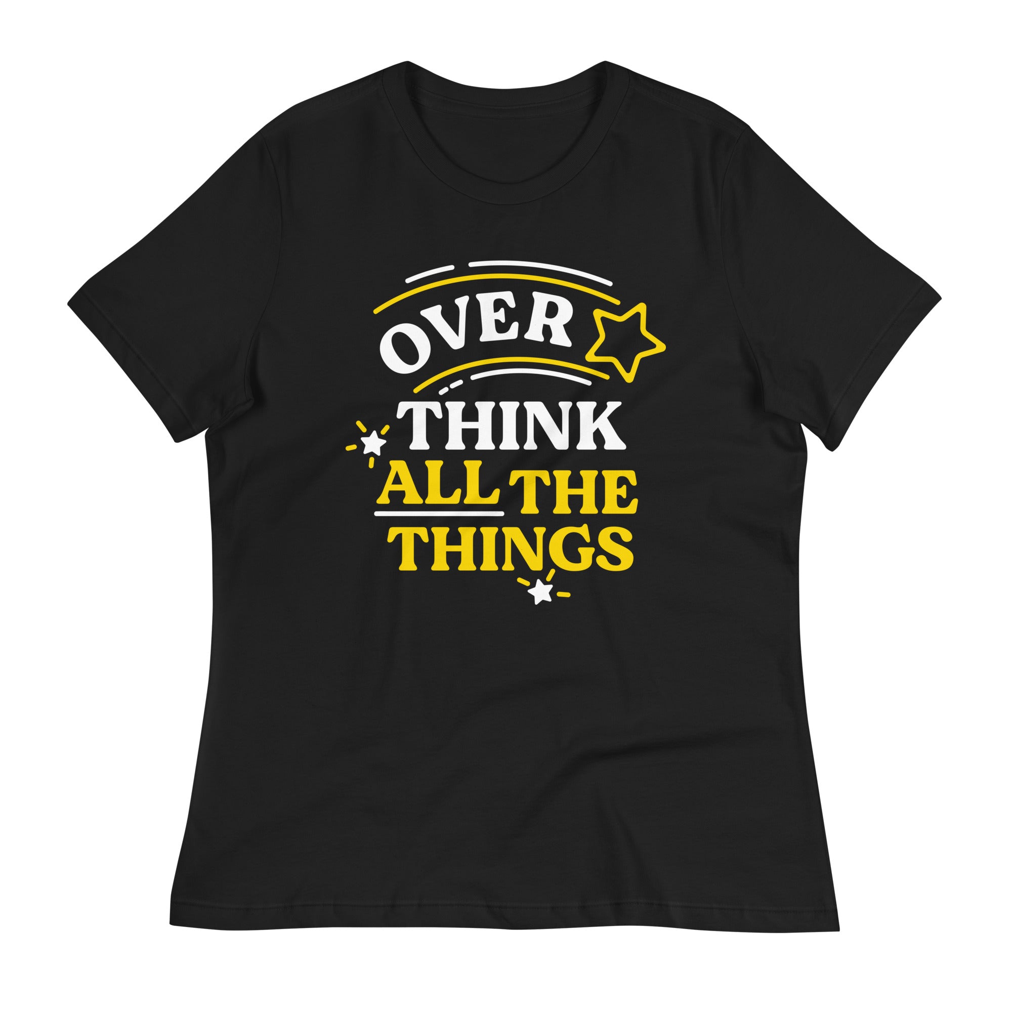 Over Think All The Things Women's Signature Tee Hoodie, Sweatshirt | CoreVibeTees.com (Image 2)