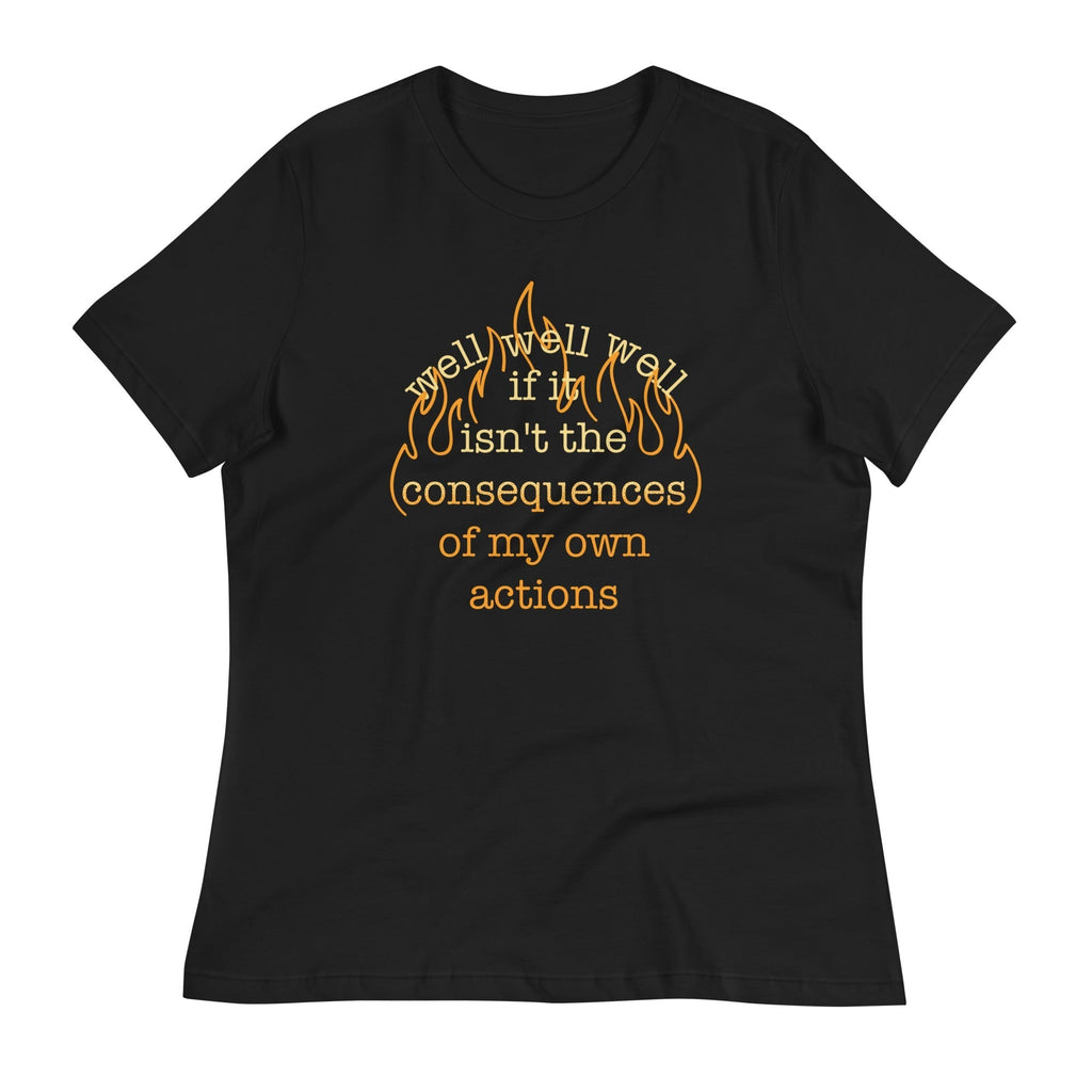 The Consequences Of My Own Actions Women's Signature Tee Hoodie, Sweatshirt | CoreVibeTees.com (Image 2)