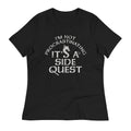 I'm Not Procrastinating, It's A Side Quest Women's Signature Tee Hoodie, Sweatshirt | CoreVibeTees.com (Image 1)