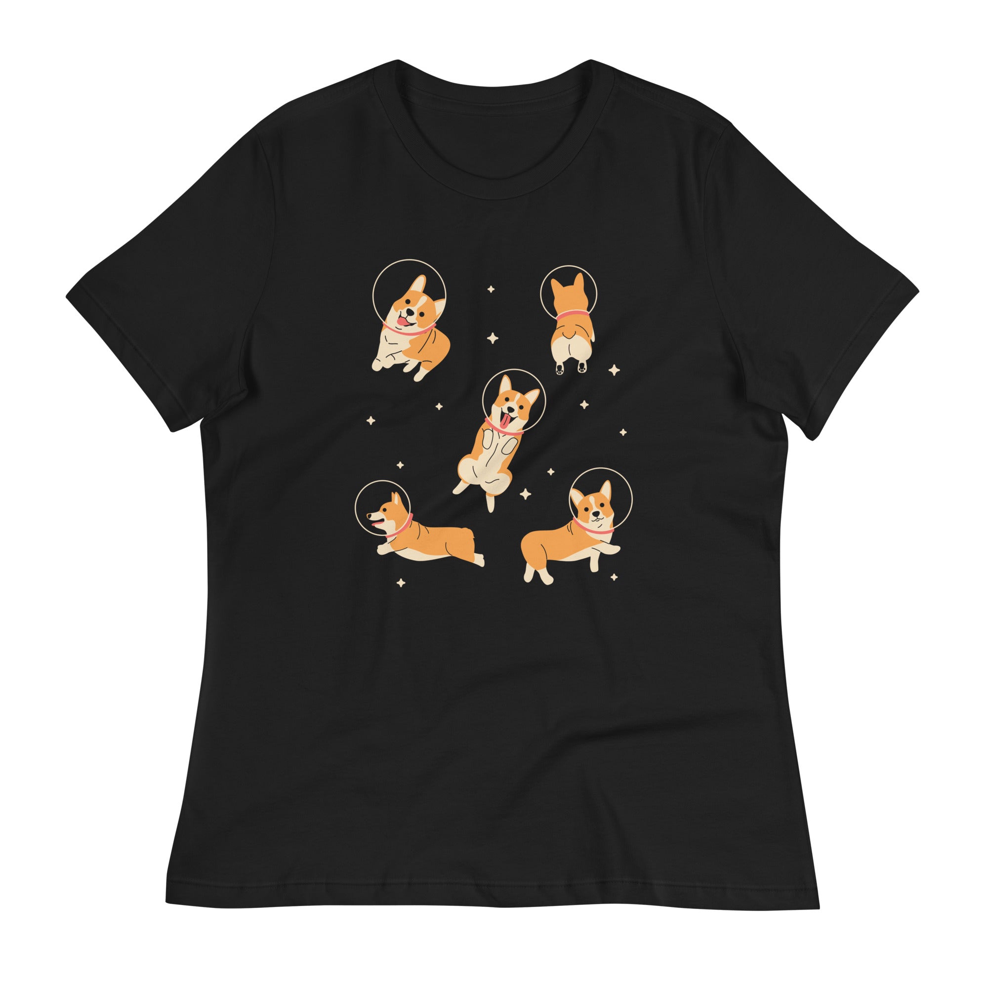 Corgis In Space Women's Signature Tee Hoodie, Sweatshirt | CoreVibeTees.com (Image 1)