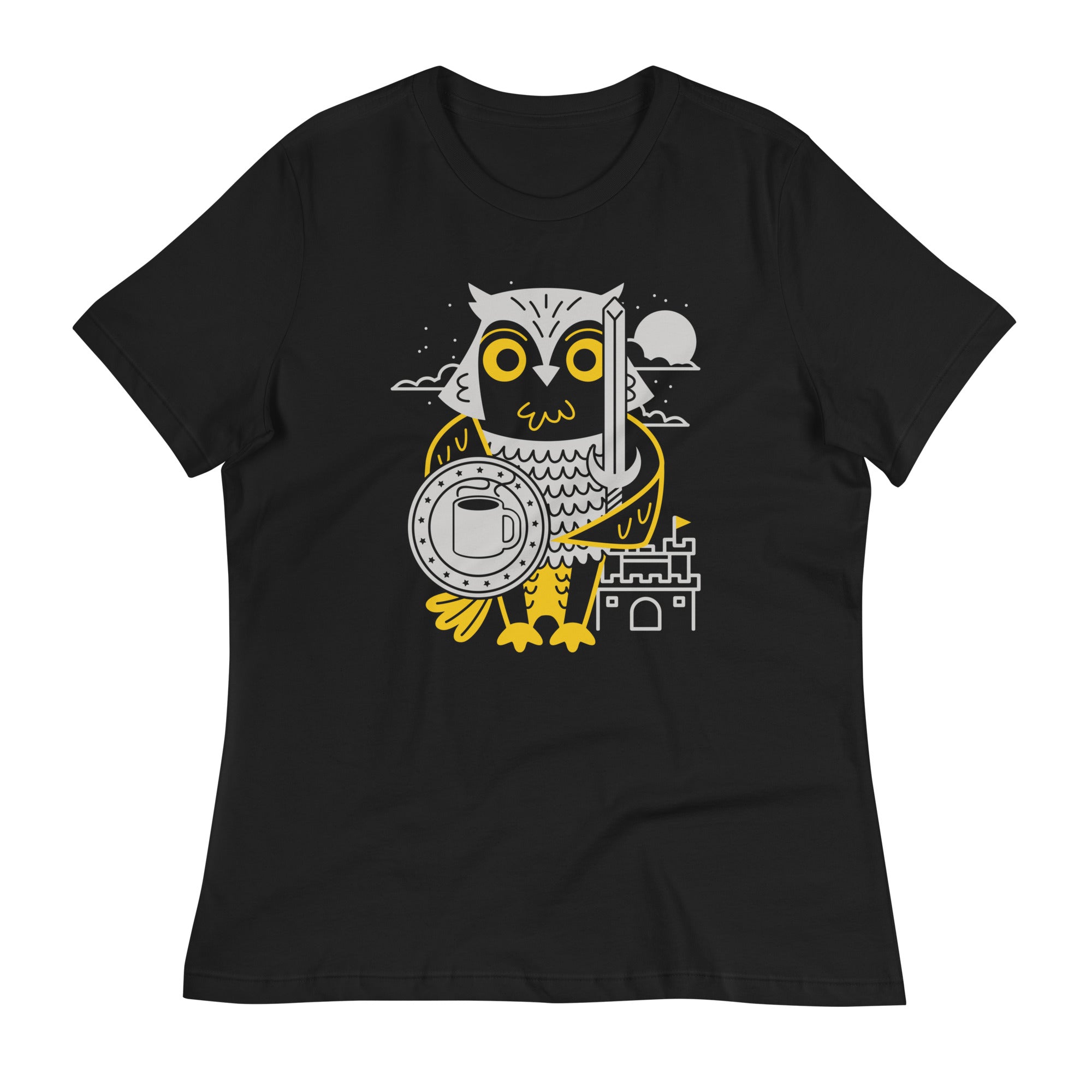 Knight Owl Women's Signature Tee Hoodie, Sweatshirt | CoreVibeTees.com (Image 1)