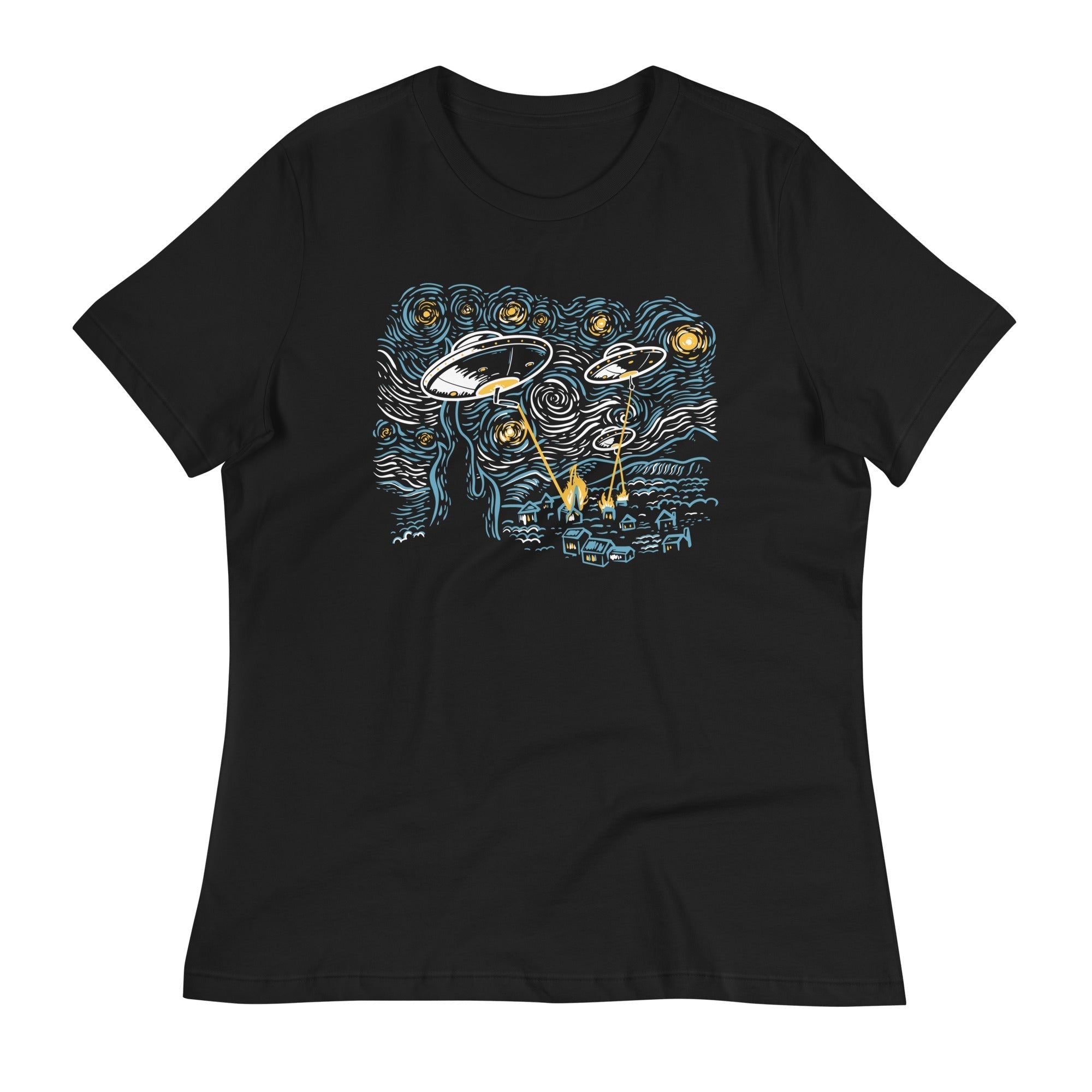 Starry Invasion Women's Signature Tee Hoodie, Sweatshirt | CoreVibeTees.com (Image 1)