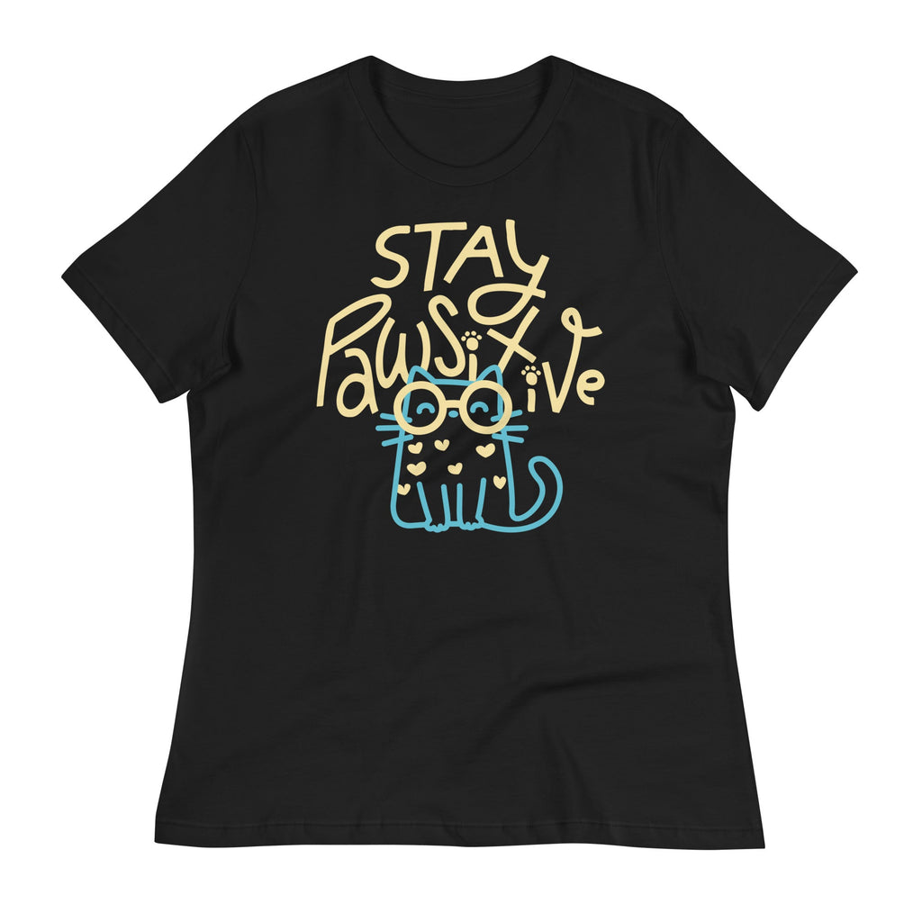 Stay Pawsitive Women's Signature Tee Hoodie, Sweatshirt | CoreVibeTees.com (Image 2)