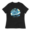 Starry Night Police Box Women's Signature Tee Hoodie, Sweatshirt | CoreVibeTees.com (Image 1)