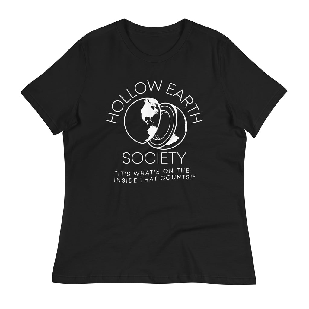 Hollow Earth Society Women's Signature Tee Hoodie, Sweatshirt | CoreVibeTees.com (Image 3)