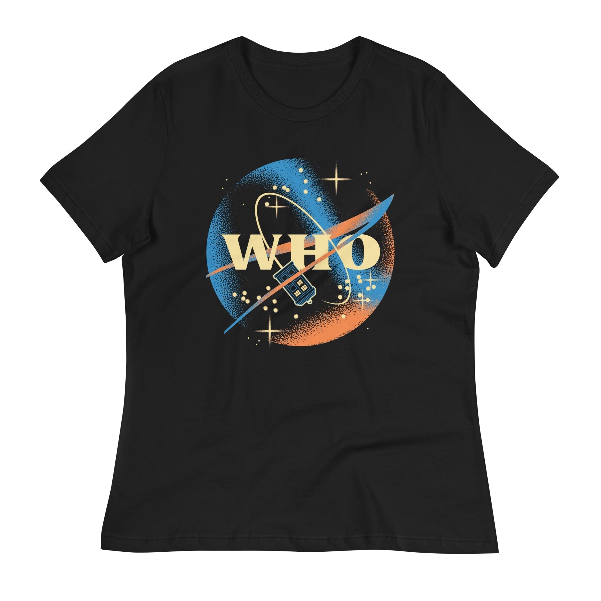 Who Space Administration Women's Signature Tee Hoodie, Sweatshirt | CoreVibeTees.com (Image 2)