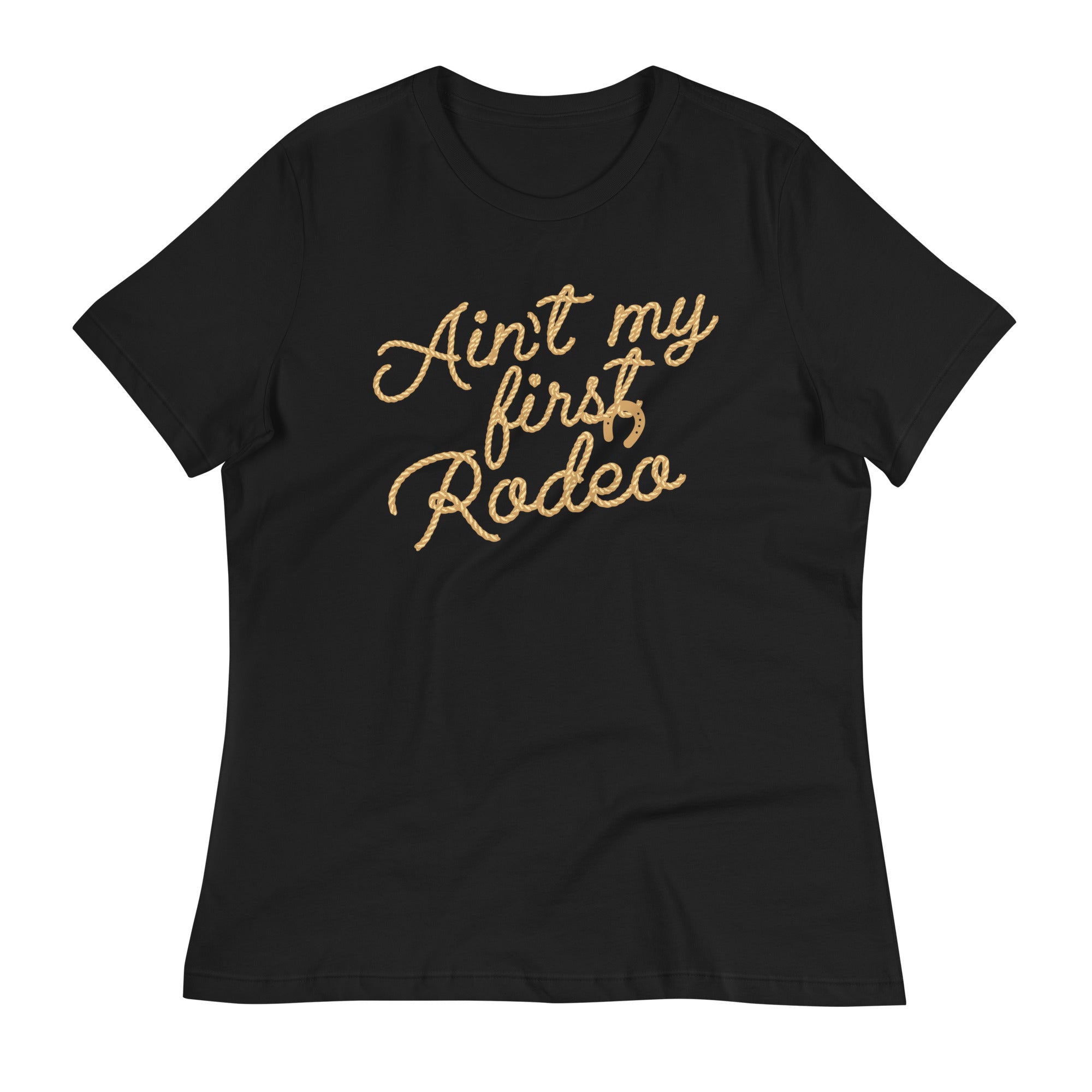 Ain't My First Rodeo Women's Signature Tee Hoodie, Sweatshirt | CoreVibeTees.com (Image 3)
