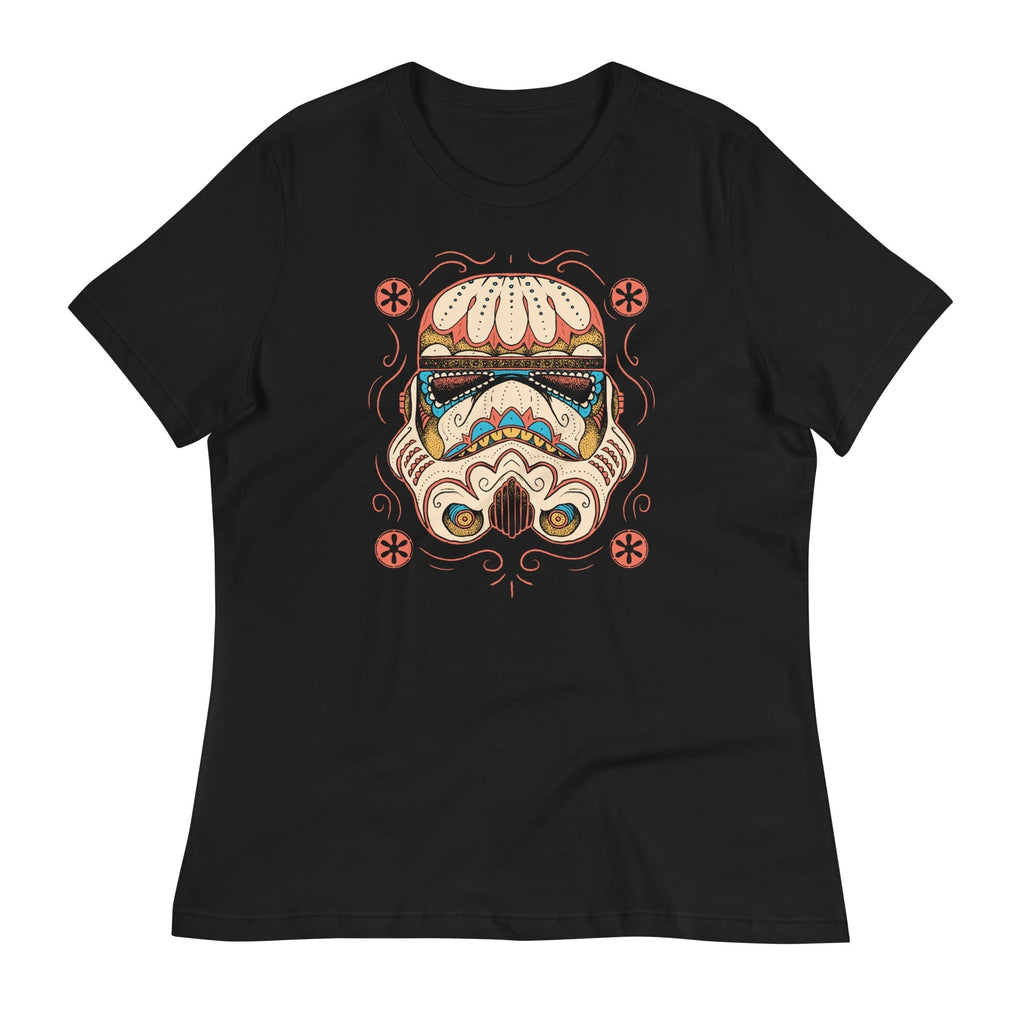 Sugar Skull Trooper Women's Signature Tee Hoodie, Sweatshirt | CoreVibeTees.com (Image 3)
