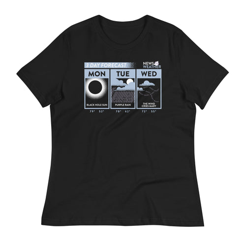 3 Day Forecast Women's Signature Tee Hoodie, Sweatshirt | CoreVibeTees.com (Image 1)