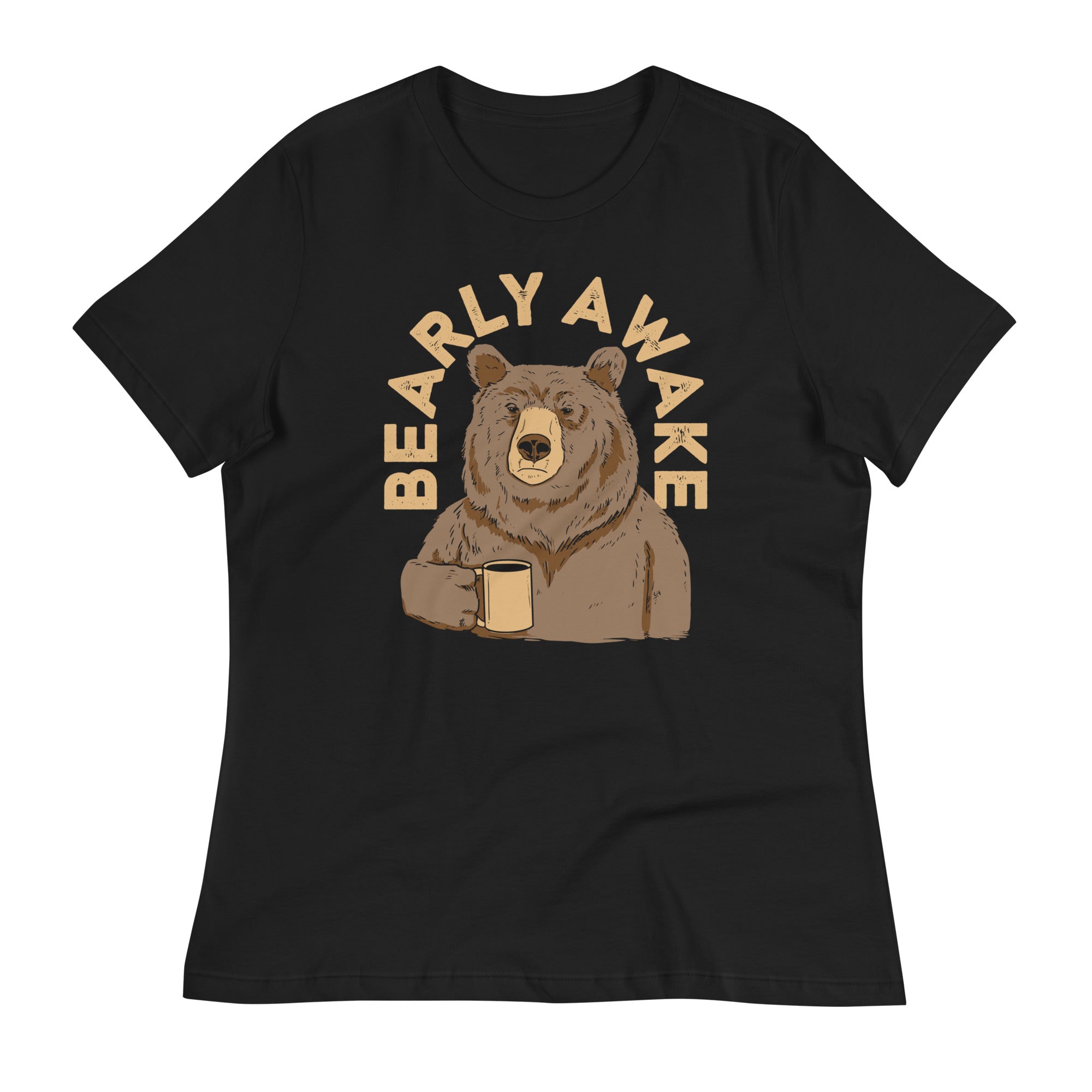 Bearly Awake Women's Signature Tee Hoodie, Sweatshirt | CoreVibeTees.com (Image 1)