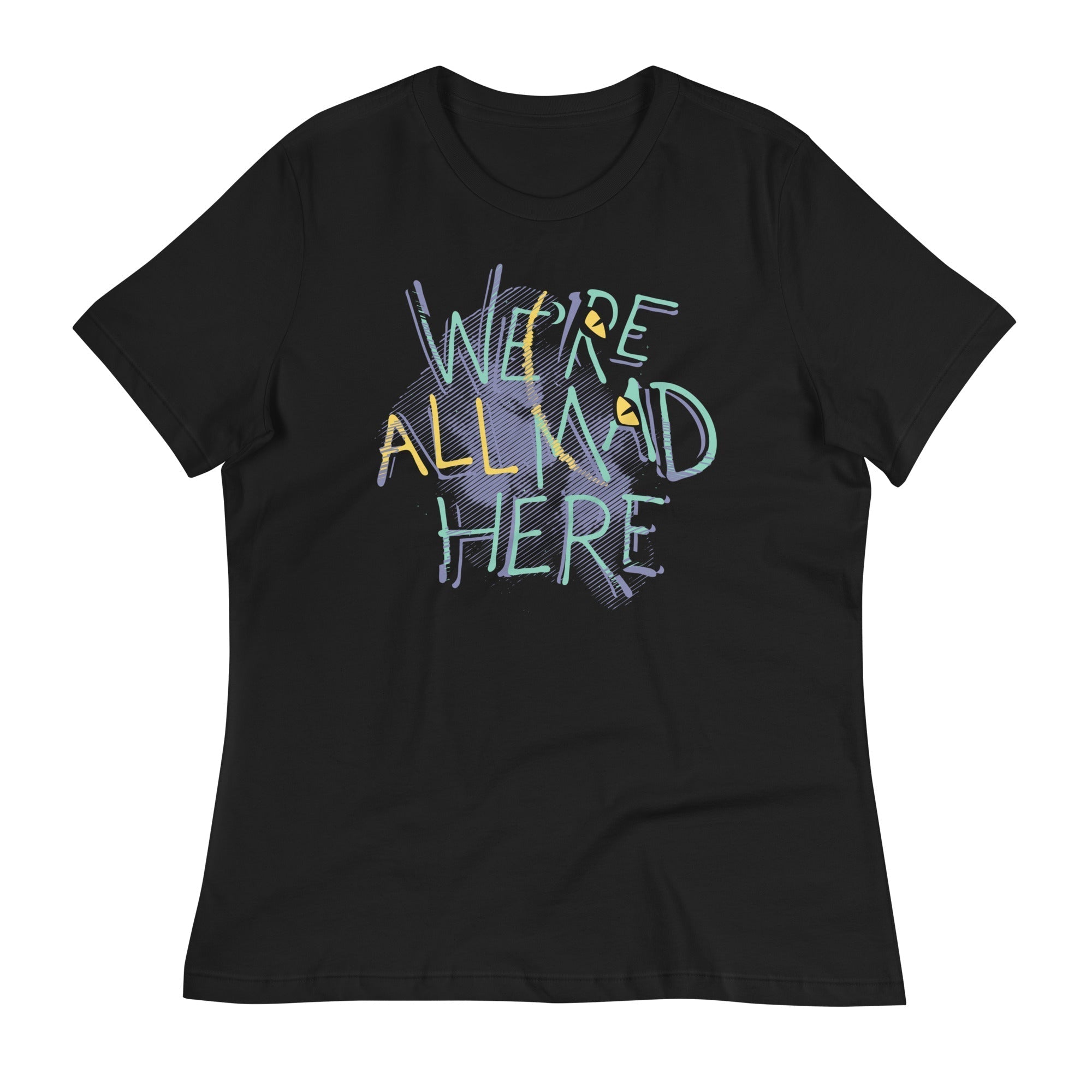 We're All Mad Here Women's Signature Tee Hoodie, Sweatshirt | CoreVibeTees.com (Image 2)