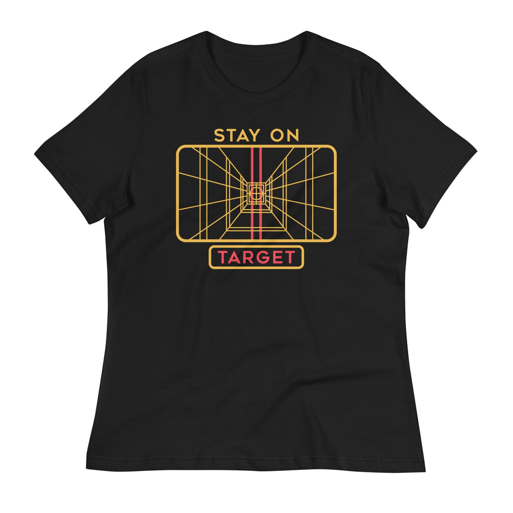 Stay On Target Women's Signature Tee Hoodie, Sweatshirt | CoreVibeTees.com (Image 1)