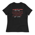Always Look On The Dark Side Of Life Women's Signature Tee Hoodie, Sweatshirt | CoreVibeTees.com (Image 1)