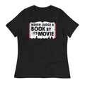 Never Judge A Book By Its Movie Women's Signature Tee Hoodie, Sweatshirt | CoreVibeTees.com (Image 1)