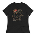 Turkey Riding T-Rex Women's Signature Tee Hoodie, Sweatshirt | CoreVibeTees.com (Image 1)
