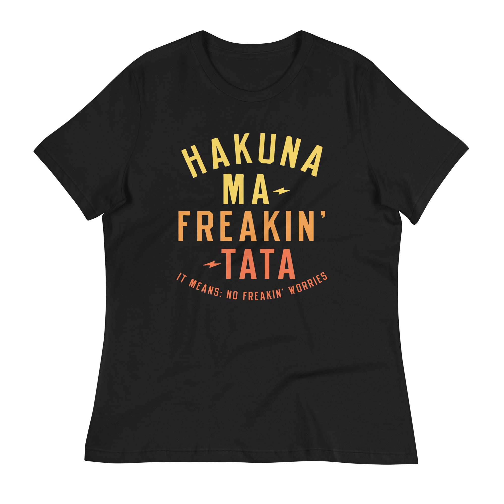 Hakuna Ma-Freakin-Tata Women's Signature Tee Hoodie, Sweatshirt | CoreVibeTees.com (Image 1)