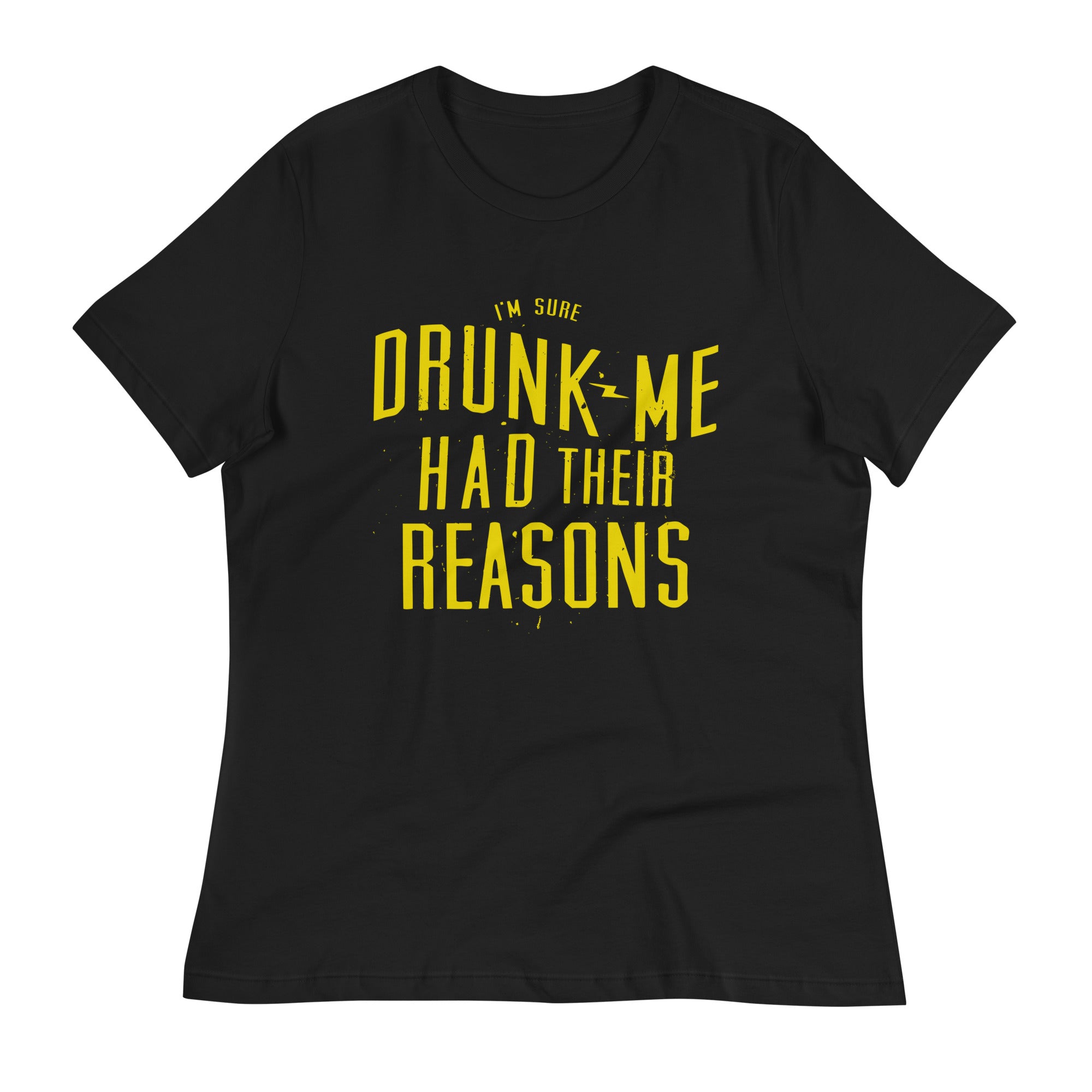 Drunk Me Had Their Reasons Women's Signature Tee Hoodie, Sweatshirt | CoreVibeTees.com (Image 2)